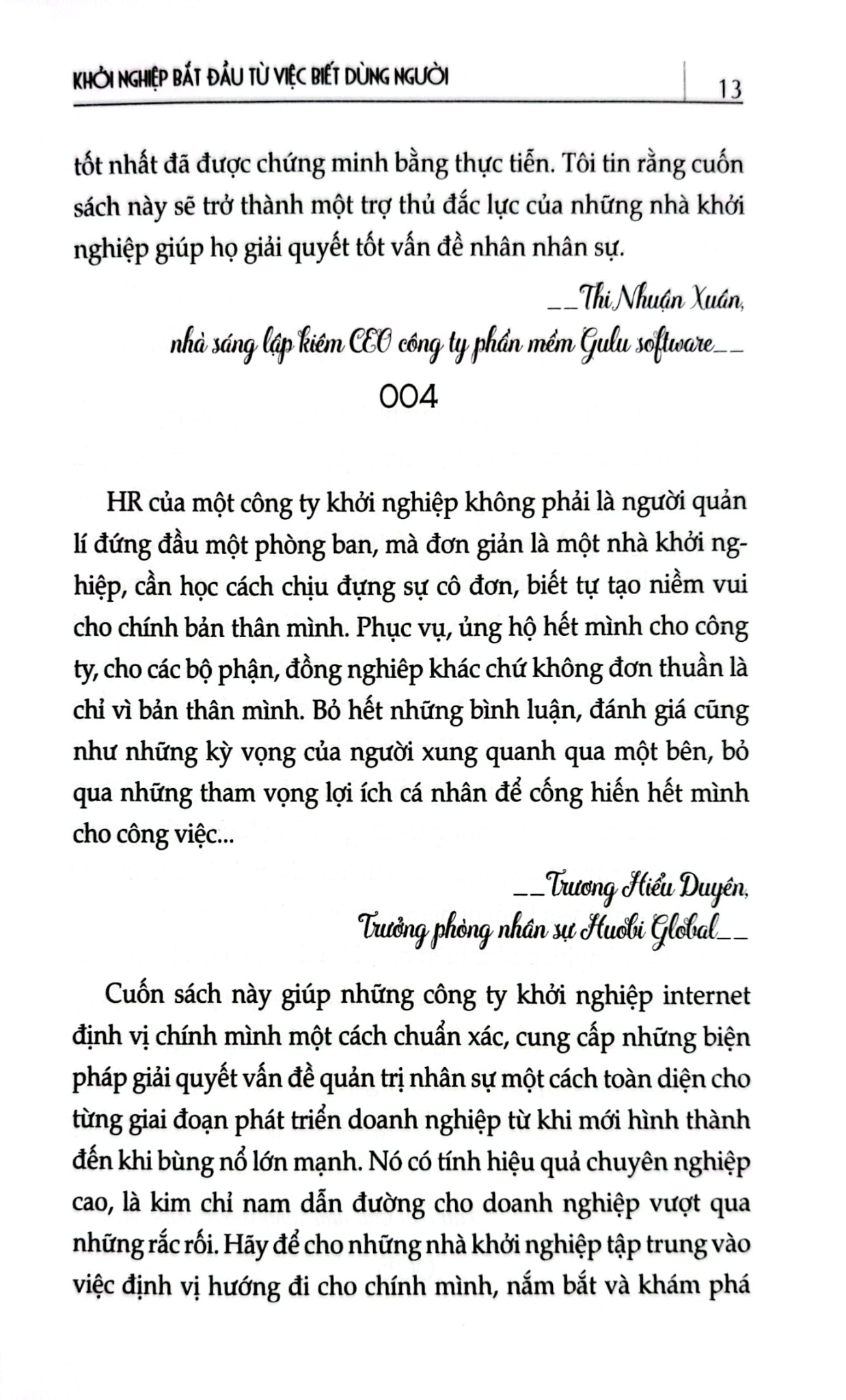 Khởi Nghiệp 4.0- Khởi Nghiệp Bắt Đầu Từ Việc Biết Dùng Người - Lisa, Bùi Quỳnh Vân