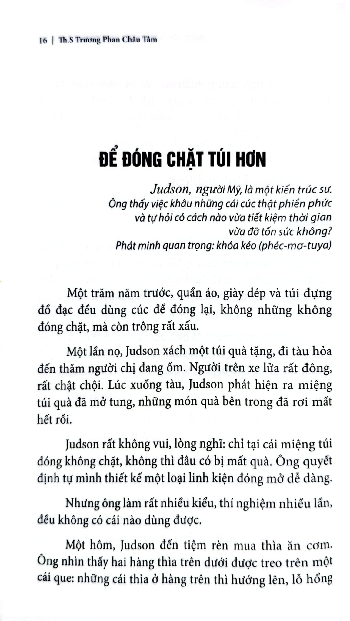 Những Câu Chuyện Khuyến Khích Trẻ Sáng Tạo - ThS. Trương Phan Châu Tâm