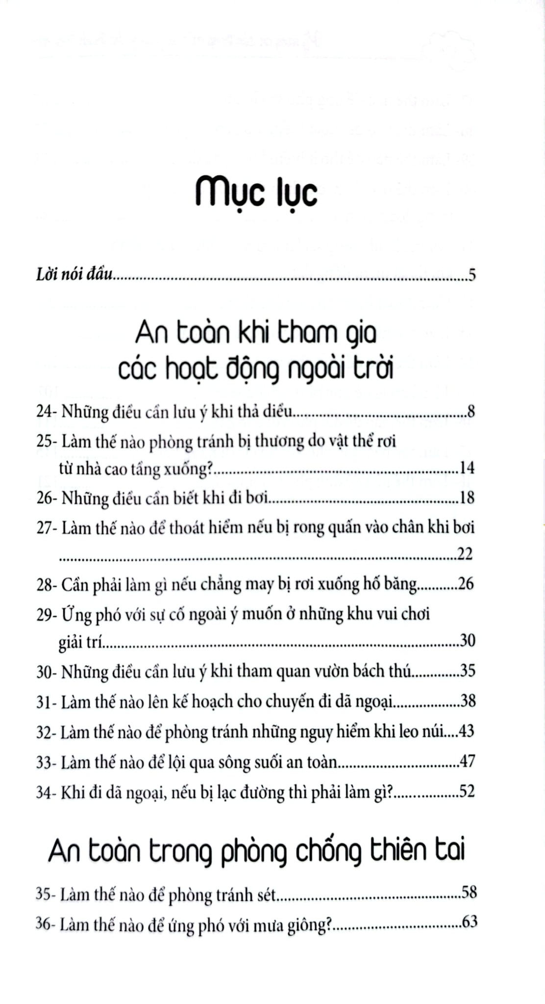 An Toàn Khi Tham Gia Các Hoạt Động Ngoài Trời Và Phòng Chống Thiên Tai - Trần Giang Sơn