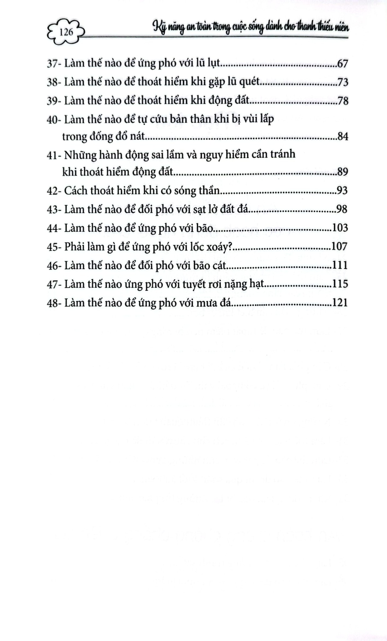 An Toàn Khi Tham Gia Các Hoạt Động Ngoài Trời Và Phòng Chống Thiên Tai - Trần Giang Sơn