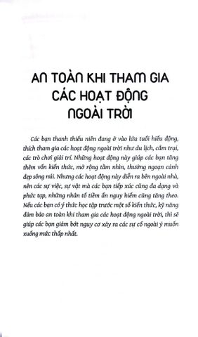  An Toàn Khi Tham Gia Các Hoạt Động Ngoài Trời Và Phòng Chống Thiên Tai - Trần Giang Sơn 