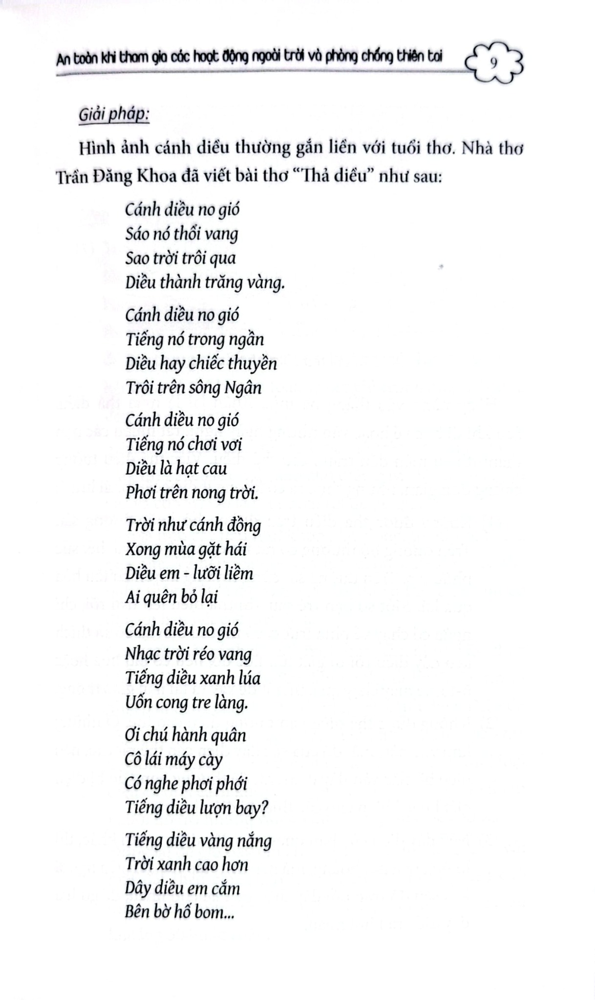 An Toàn Khi Tham Gia Các Hoạt Động Ngoài Trời Và Phòng Chống Thiên Tai - Trần Giang Sơn