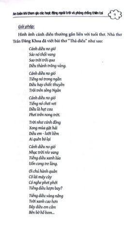  An Toàn Khi Tham Gia Các Hoạt Động Ngoài Trời Và Phòng Chống Thiên Tai - Trần Giang Sơn 