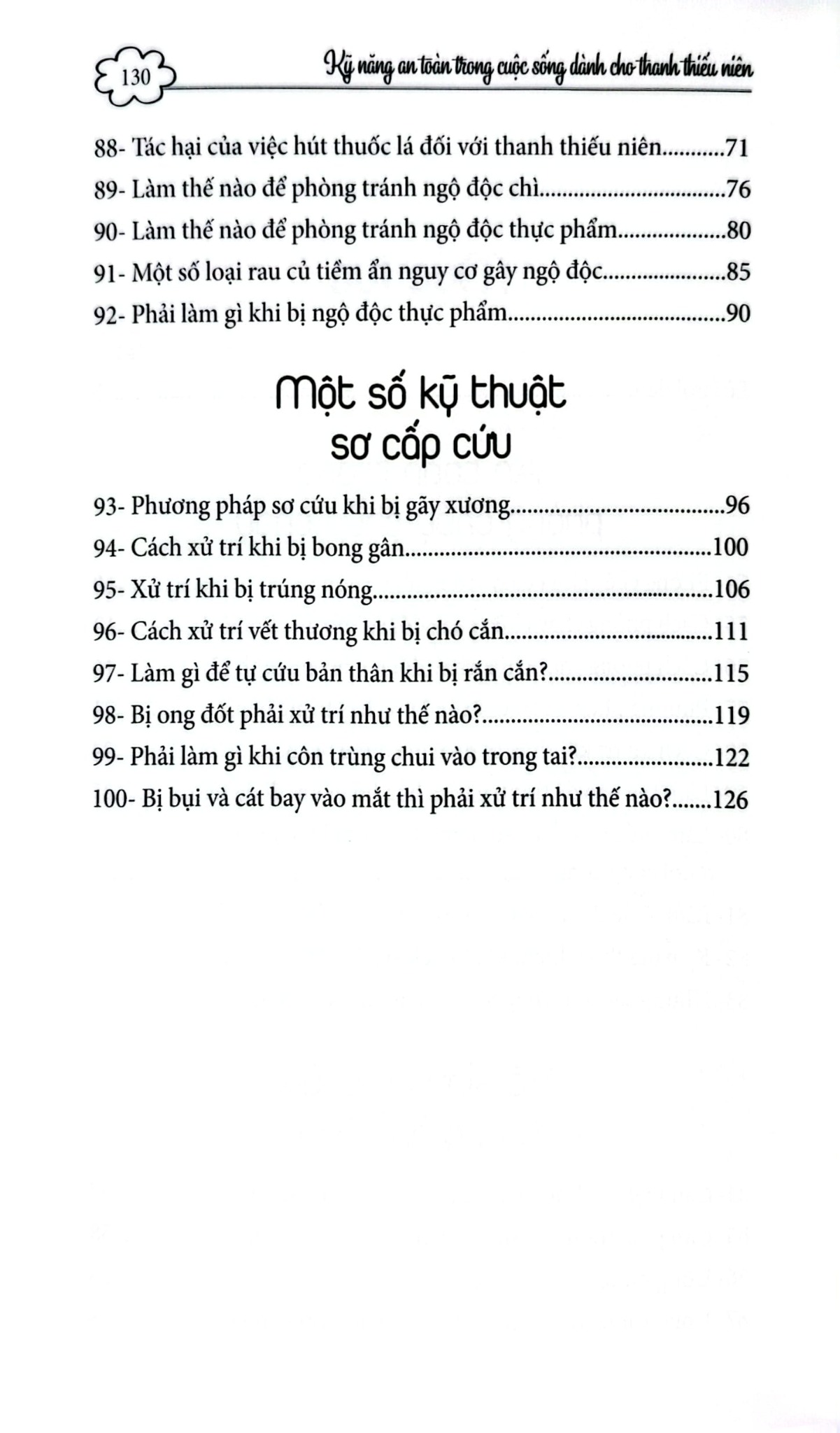 An Toàn Trong Ăn Uống Và Sơ Cấp Cứu - Trần Giang Sơn