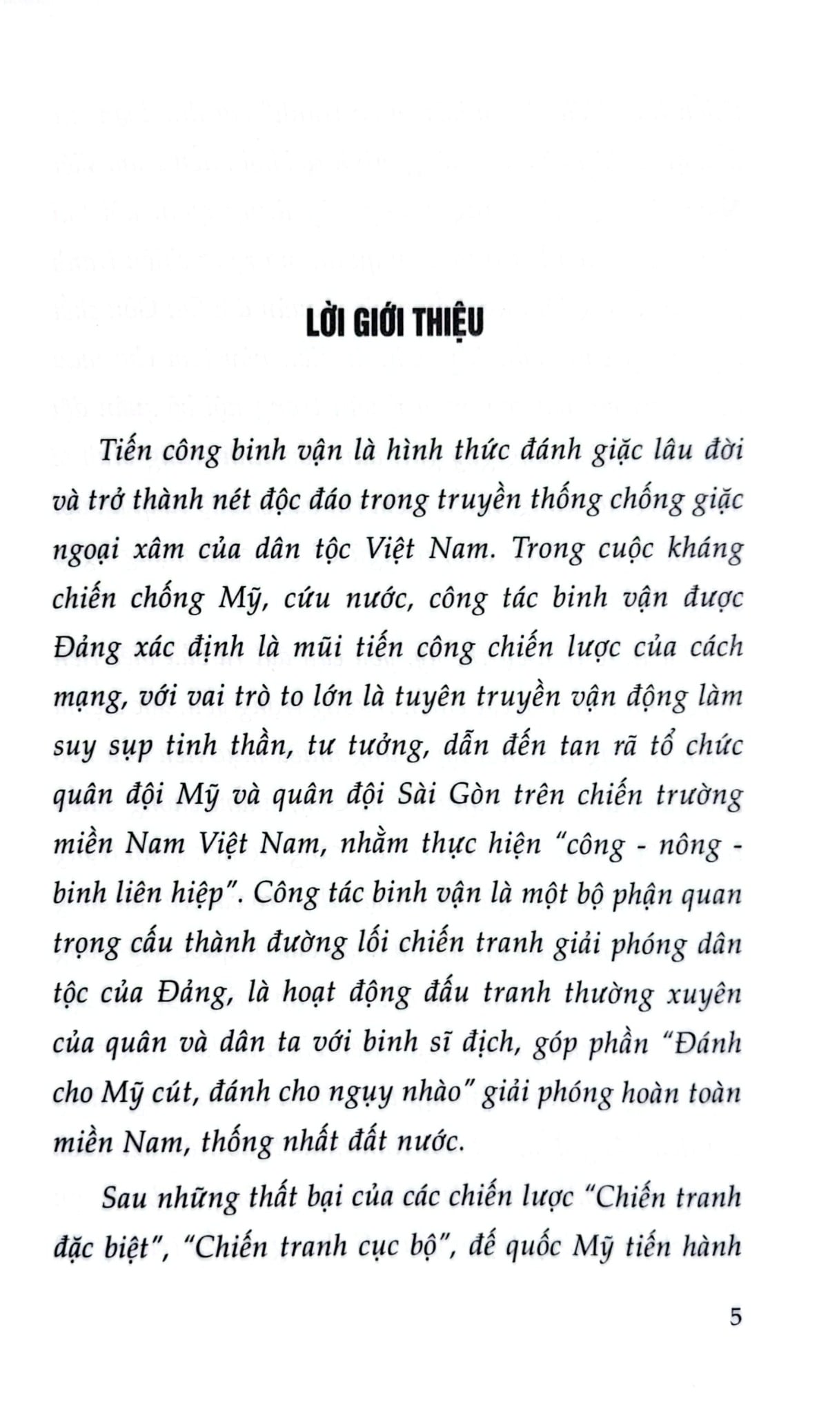 Công Tác Binh Vận Của Đảng Trong Kháng Chiến Chống Mỹ, Cứu Nước (Sách Chuyên Khảo) - TS. Nguyễn Khắc Trai