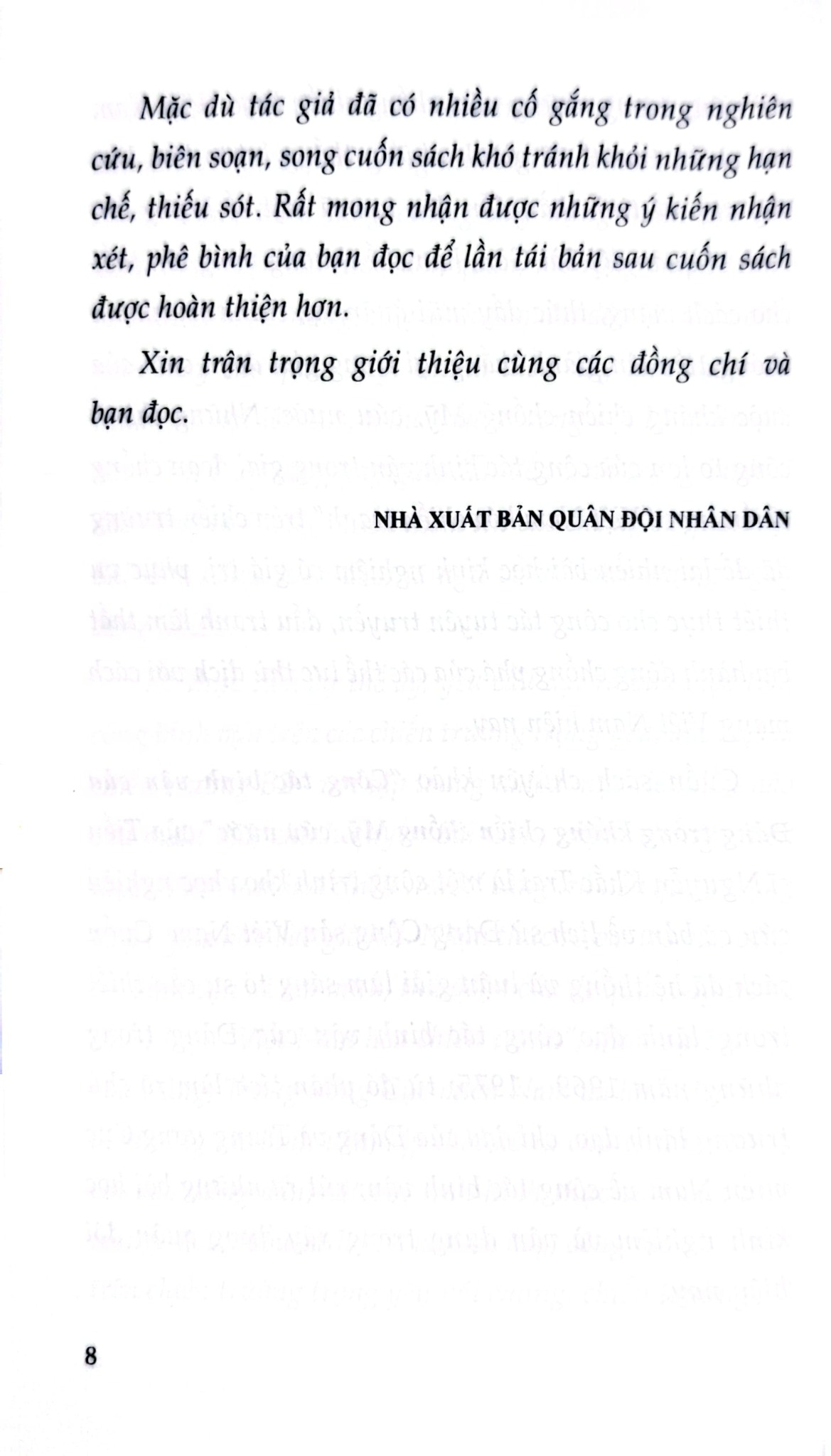 Công Tác Binh Vận Của Đảng Trong Kháng Chiến Chống Mỹ, Cứu Nước (Sách Chuyên Khảo) - TS. Nguyễn Khắc Trai