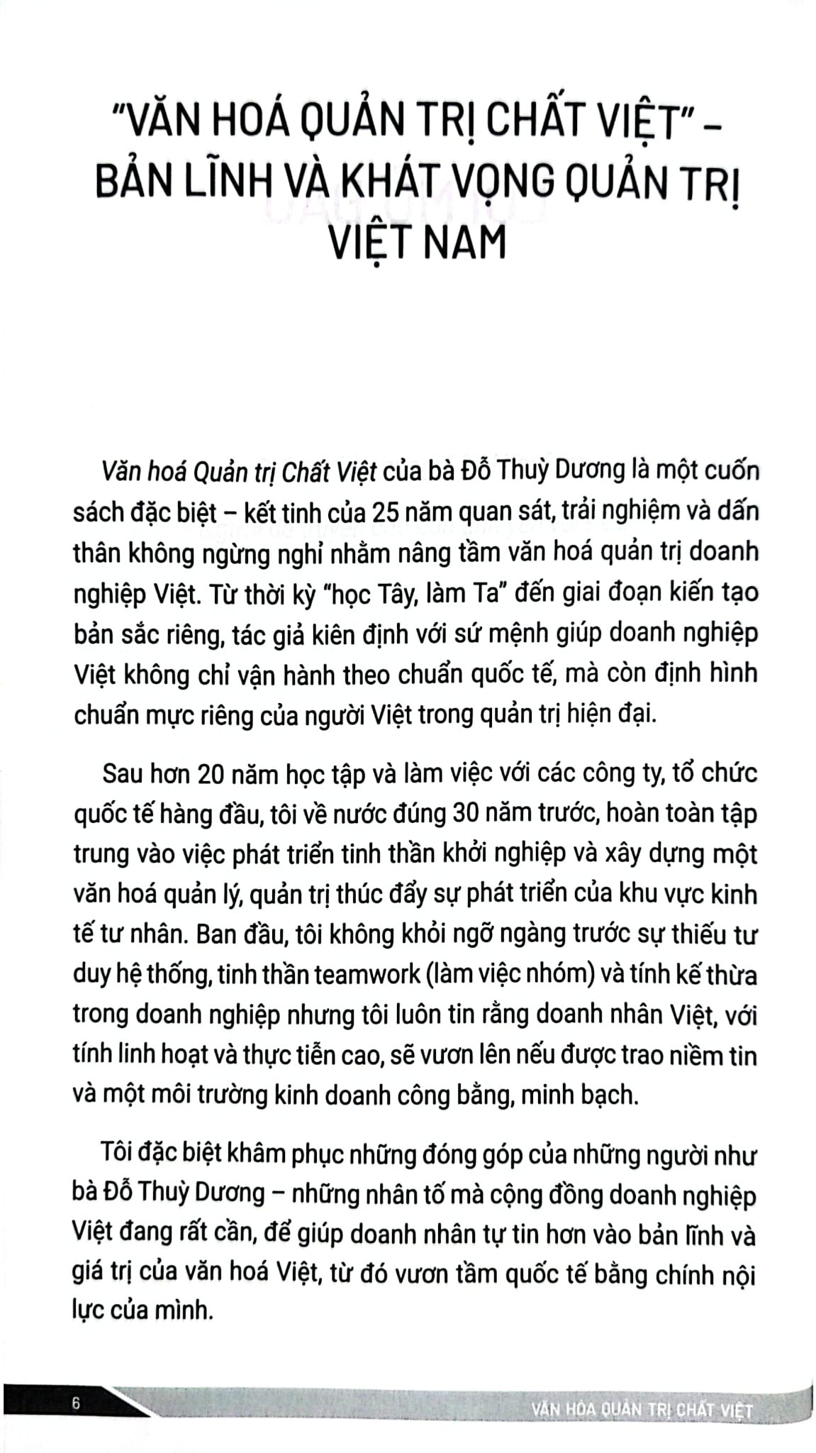 Văn Hóa Quản Trị - Chất Việt - Từ Kiên Cường Tới Thịnh Vượng - Đỗ Thùy Dương