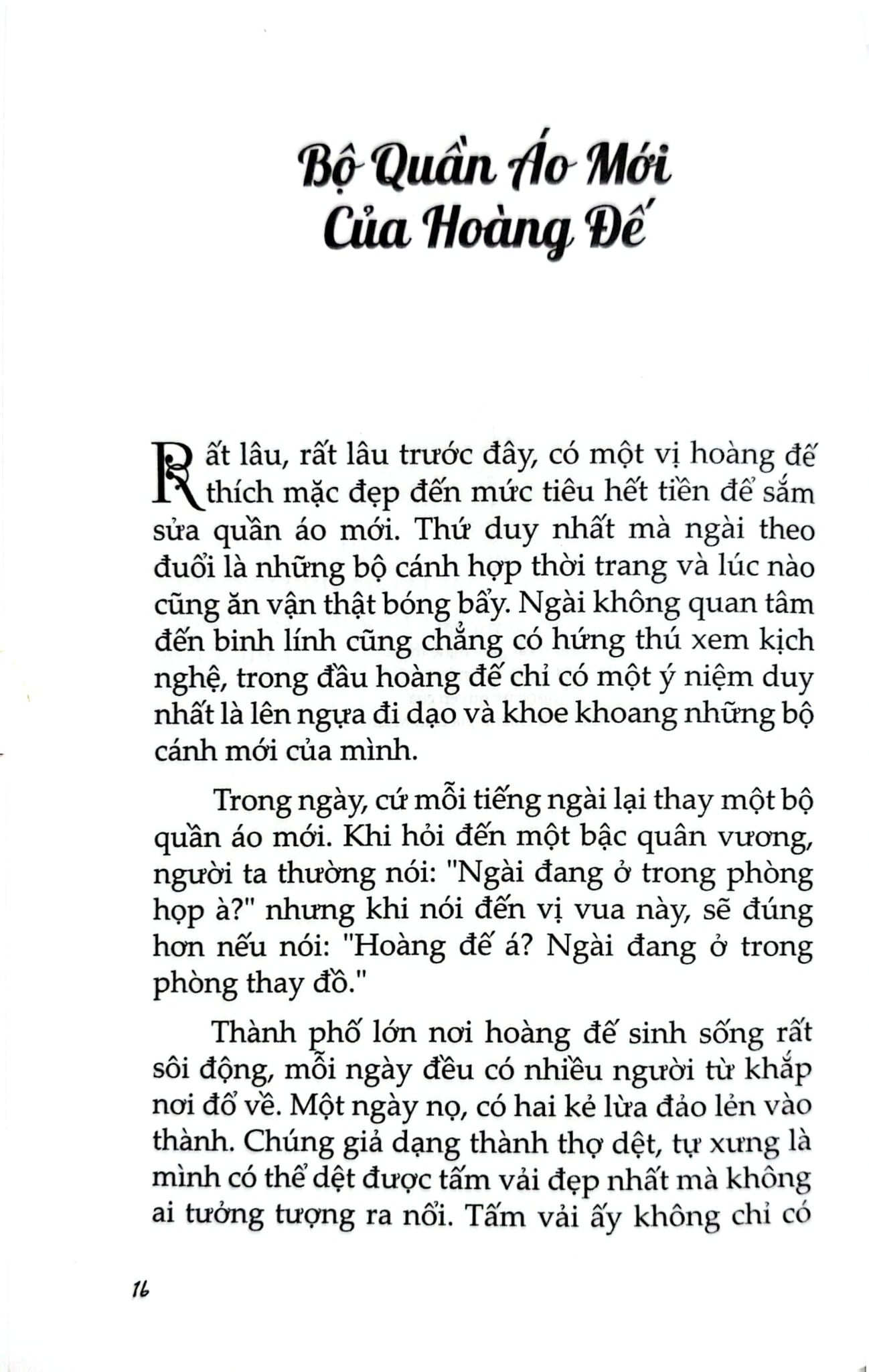 Bộ Quần Áo Mới Của Hoàng Đế - Hans Christian Andersen