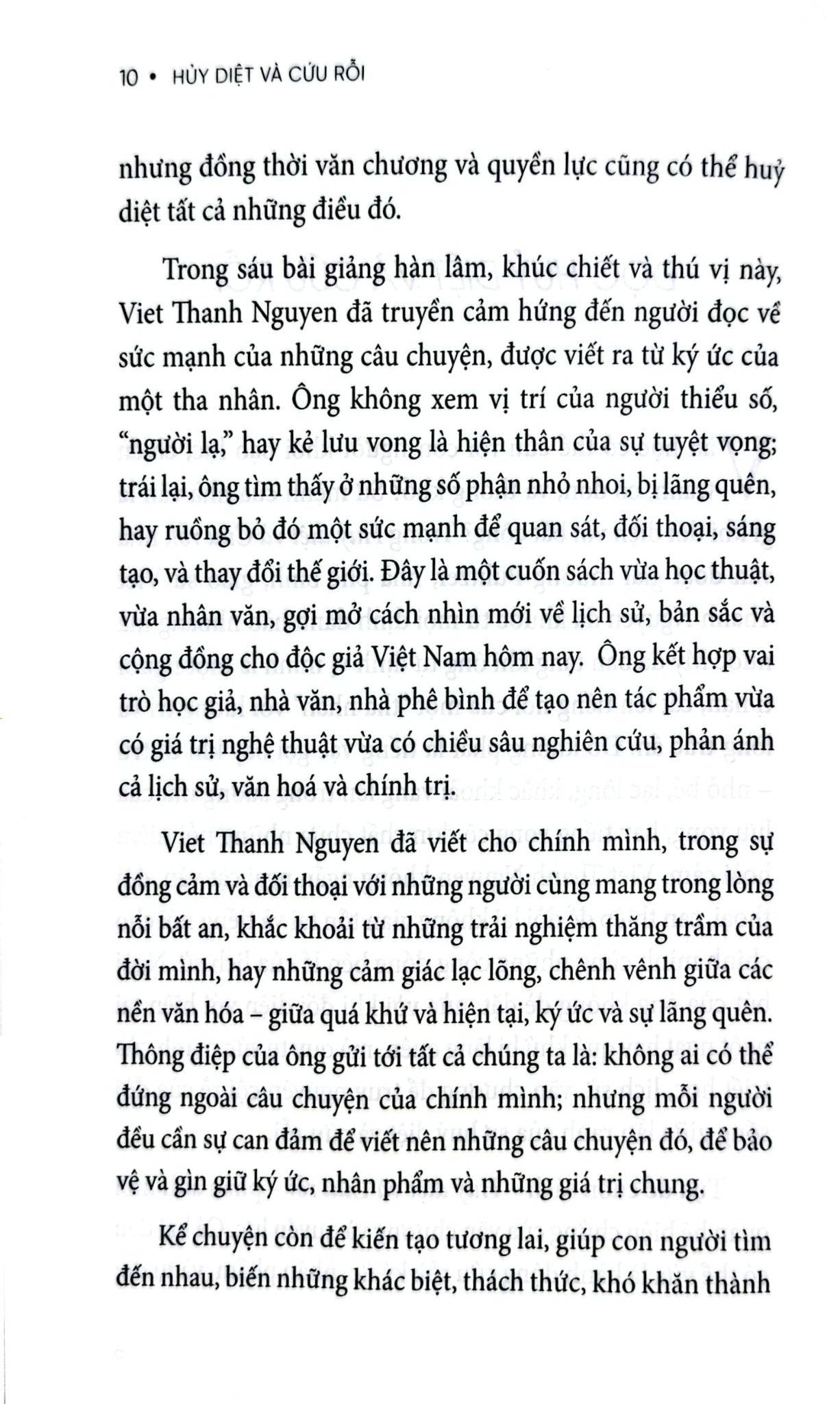 Hủy Diệt Và Cứu Rỗi - Ngòi Bút Tha Nhân (Bìa Mềm) - Viet Thanh Nguyen