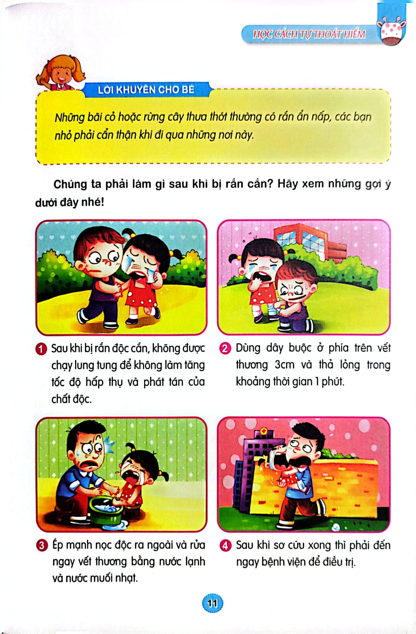 Kỹ Năng Sống Giúp Trẻ Phát Triển - Học Cách Tự Thoát Hiểm - Lam Phương