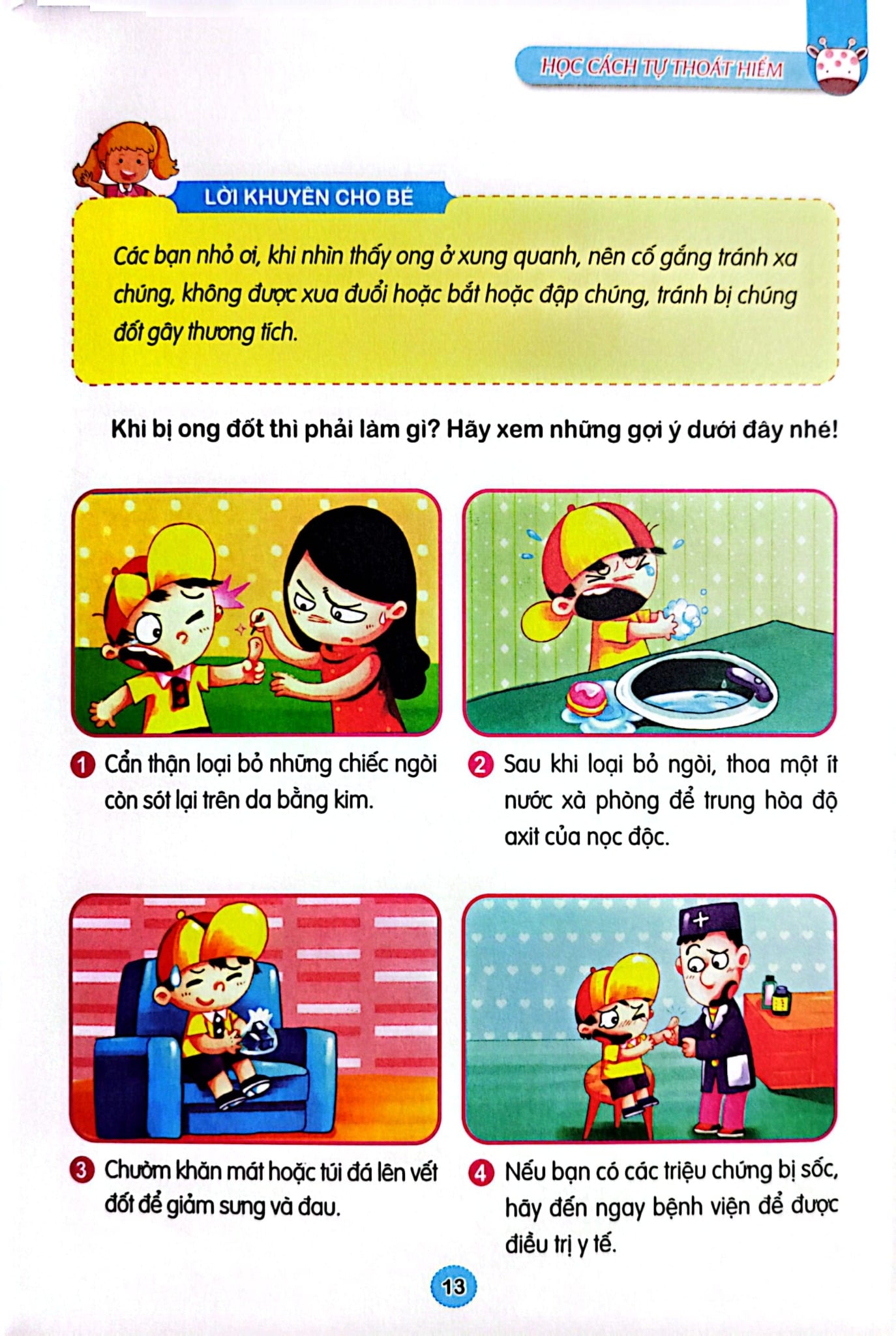 Kỹ Năng Sống Giúp Trẻ Phát Triển - Học Cách Tự Thoát Hiểm - Lam Phương