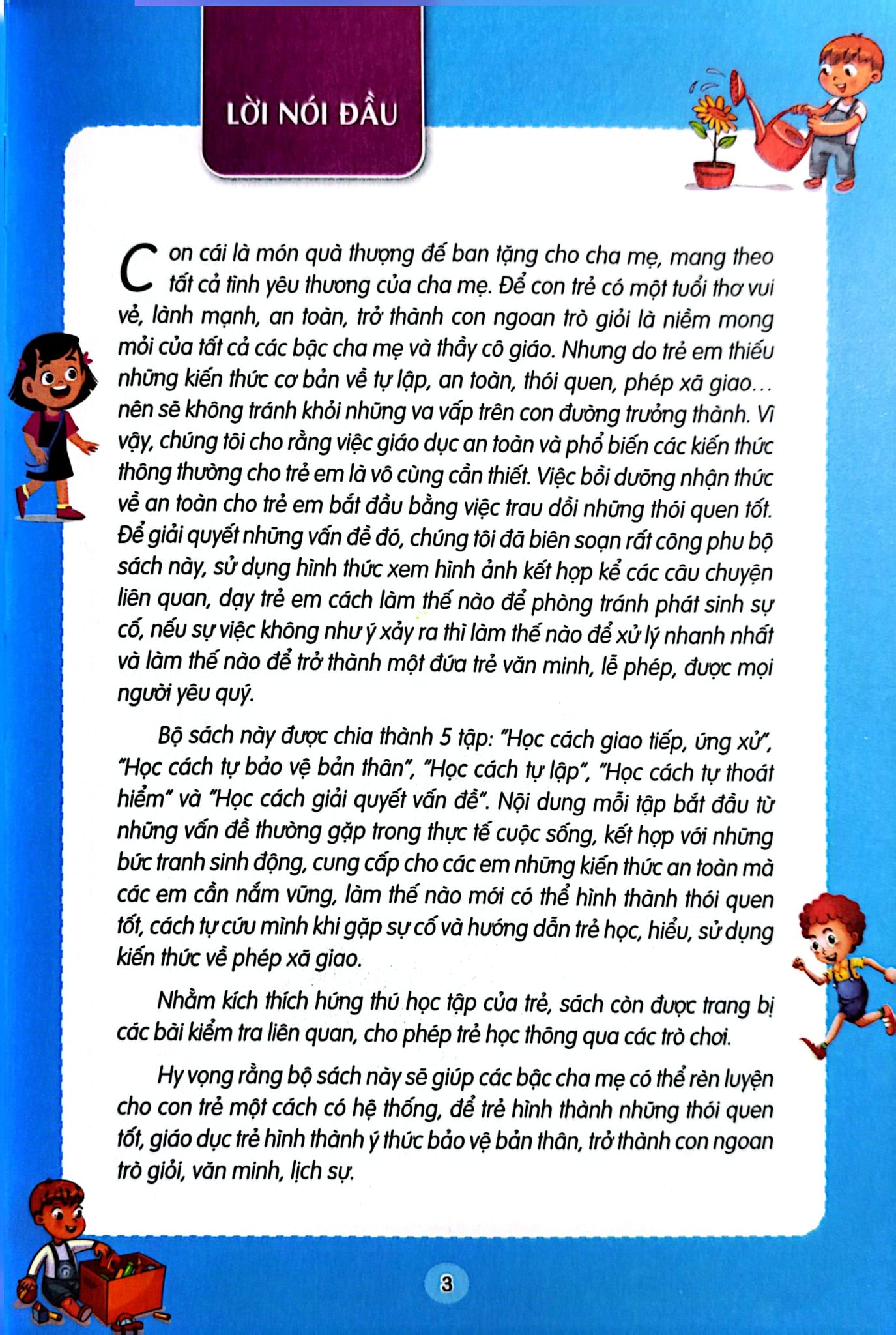 Kỹ Năng Sống Giúp Trẻ Phát Triển - Học Cách Tự Thoát Hiểm - Lam Phương