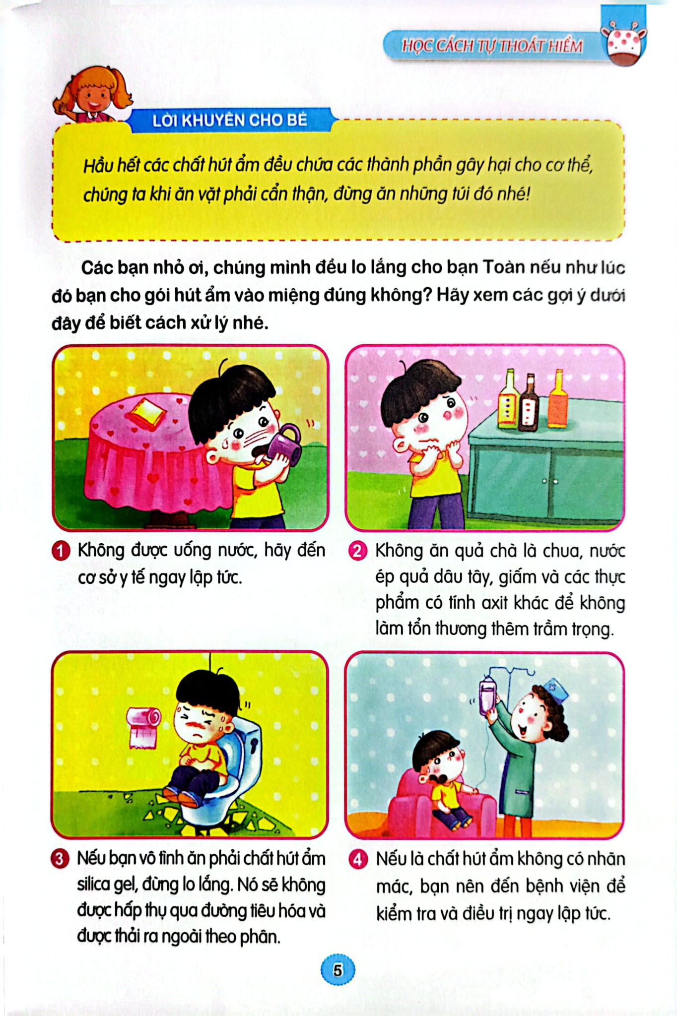 Kỹ Năng Sống Giúp Trẻ Phát Triển - Học Cách Tự Thoát Hiểm - Lam Phương