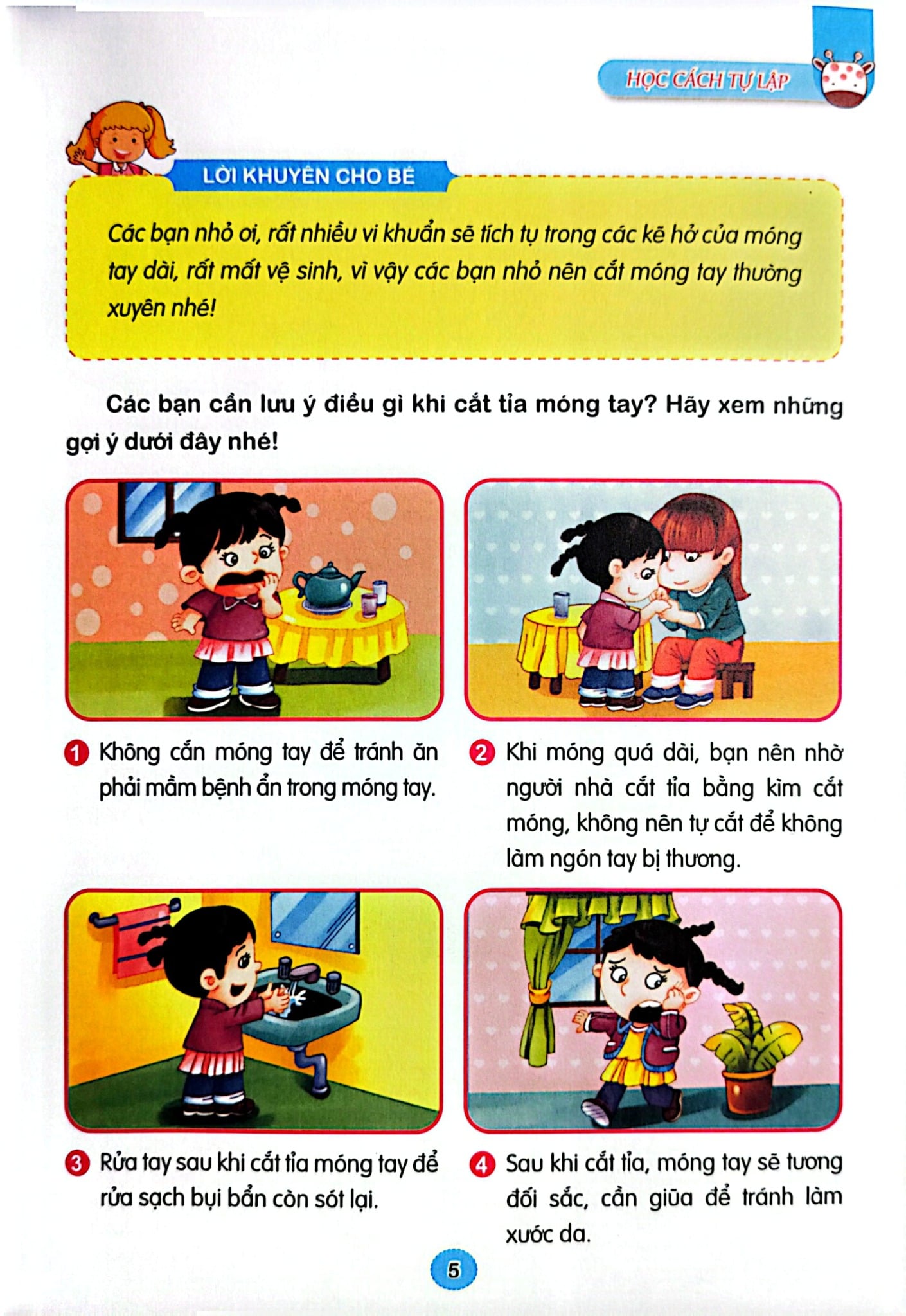 Kỹ Năng Sống Giúp Trẻ Phát Triển - Học Cách Tự Lập - Lam Phương