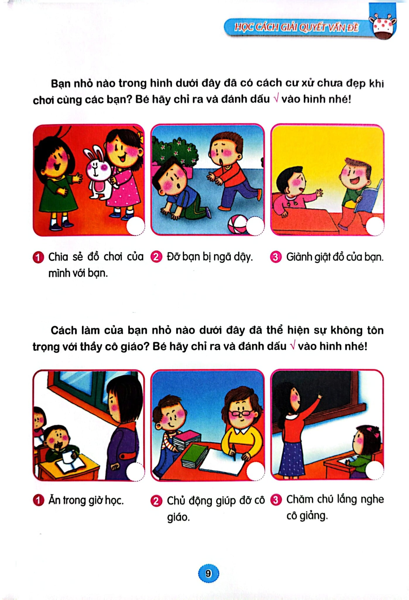 Combo 5 Cuốn Kỹ Năng Sống Giúp Trẻ Phát Triển ( Học Cách Giải Quyết Vấn Đề + Học Cách Tự Thoát Hiểm + Học Cách Giao Tiếp Ứng Xử + Học Cách Tự Bảo Vệ Bản Thân + Học Cách Tự Lập )