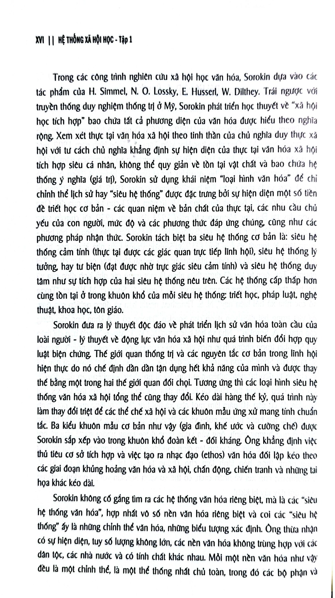 Hệ Thống Xã Hội Học - Pitirim Sorokin
