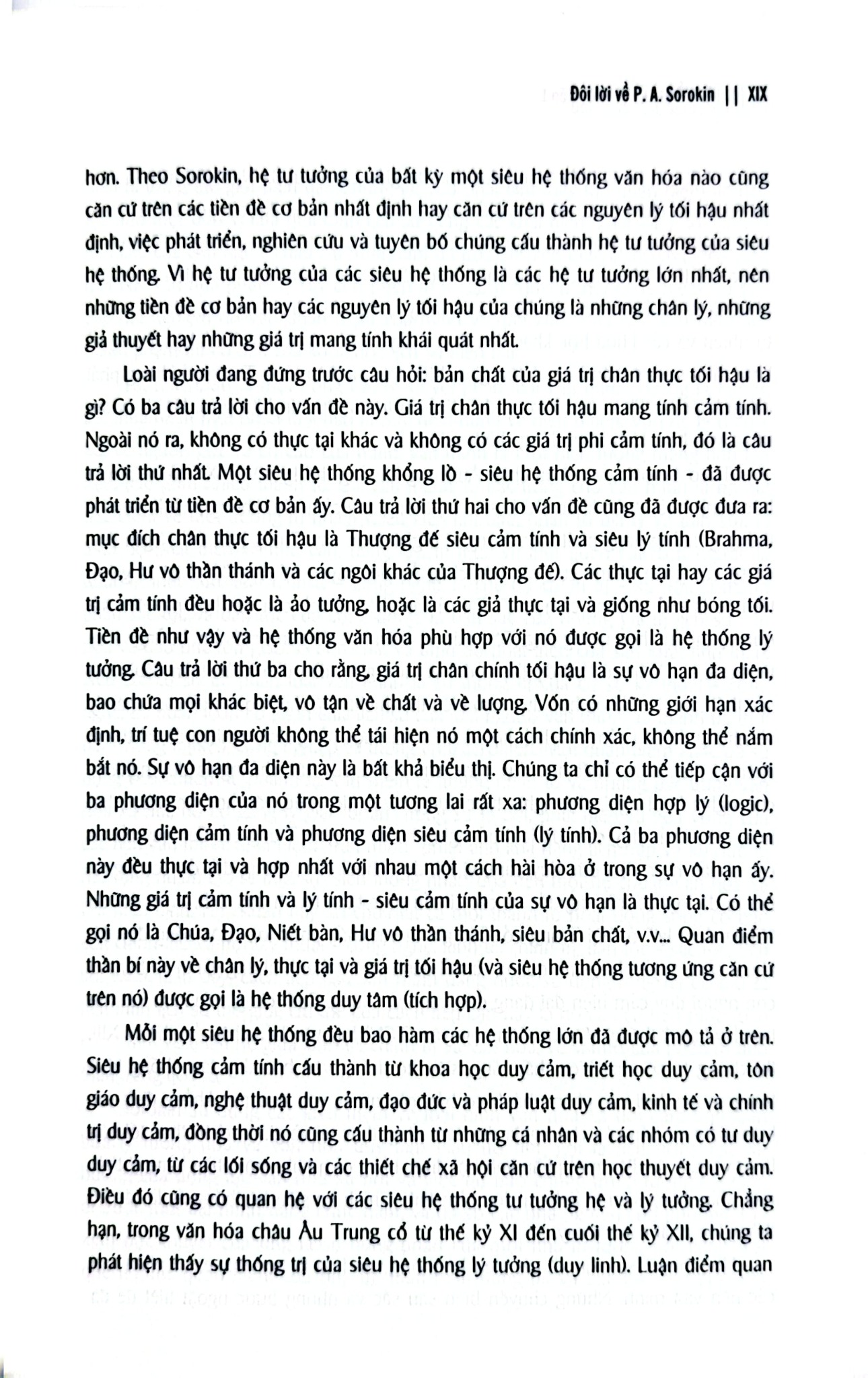 Hệ Thống Xã Hội Học - Pitirim Sorokin