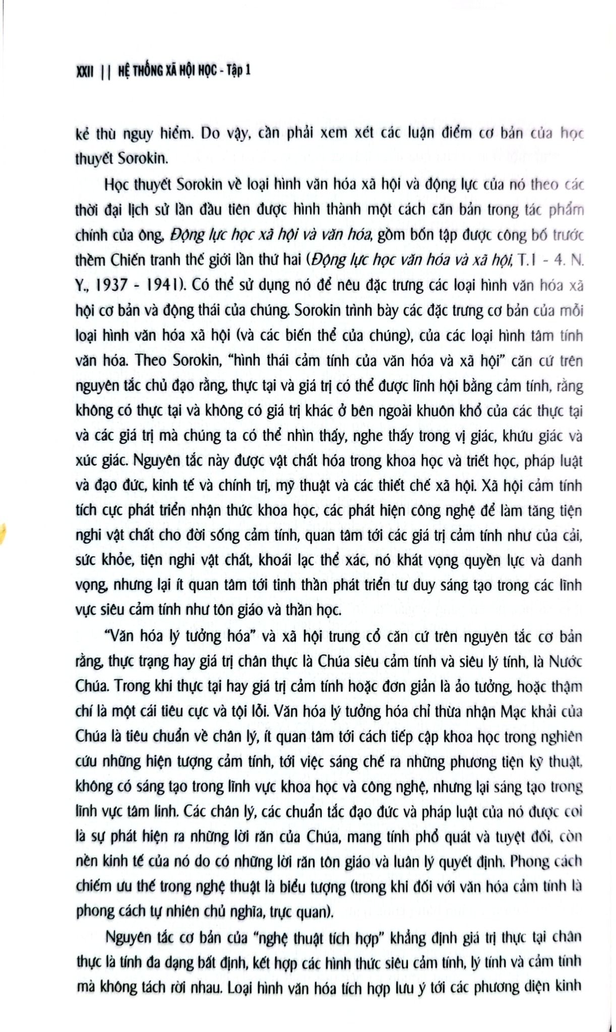 Hệ Thống Xã Hội Học - Pitirim Sorokin