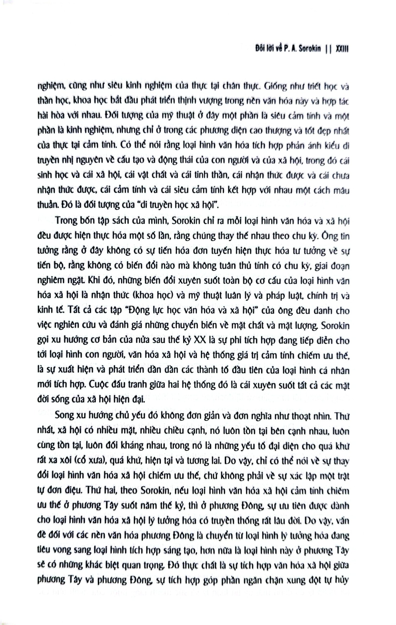 Hệ Thống Xã Hội Học - Pitirim Sorokin