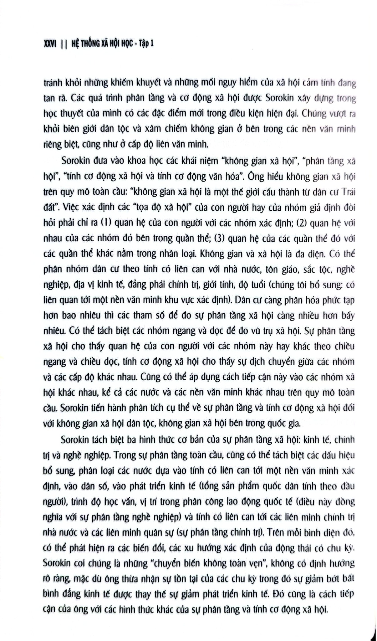 Hệ Thống Xã Hội Học - Pitirim Sorokin