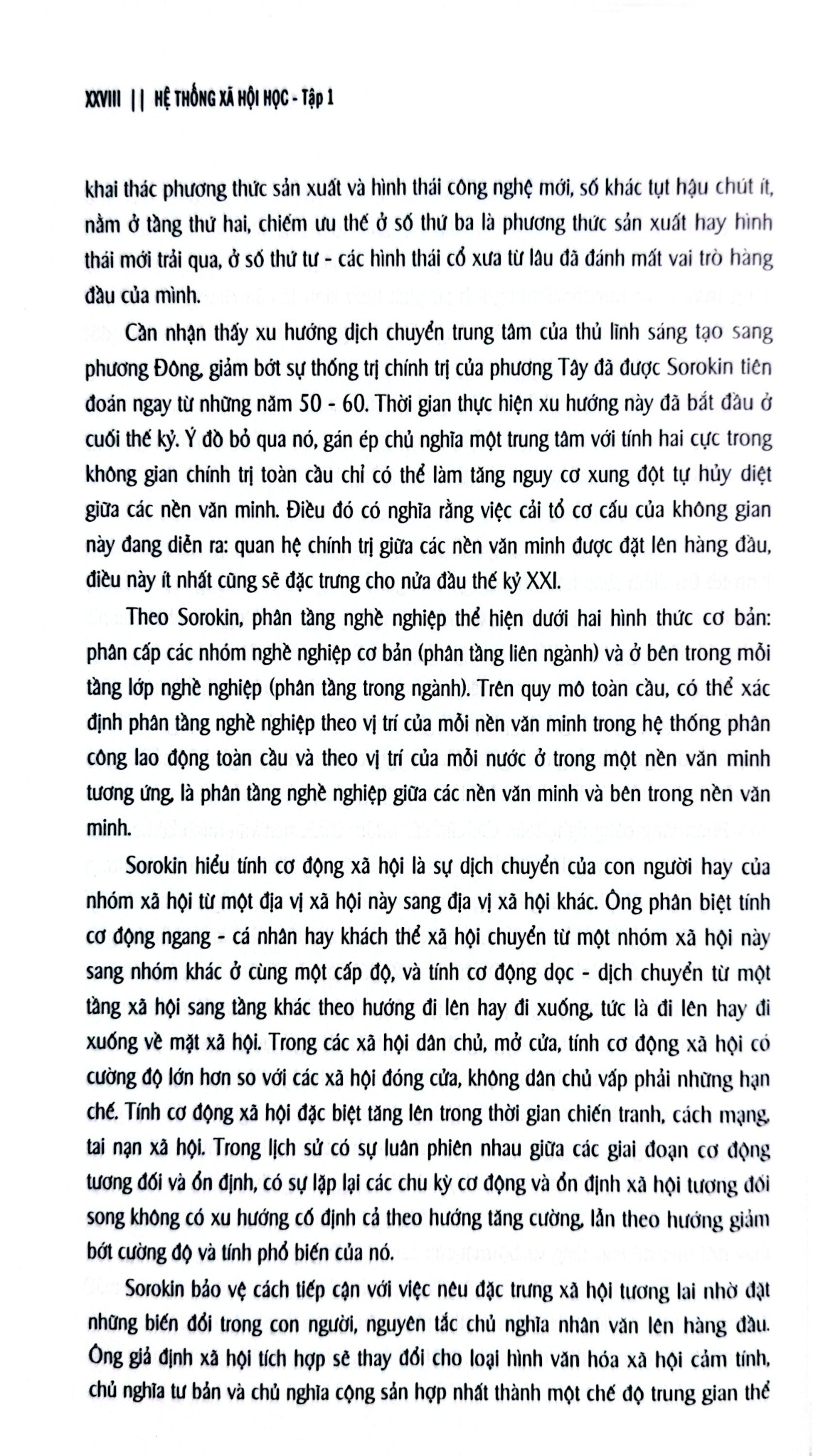 Hệ Thống Xã Hội Học - Pitirim Sorokin