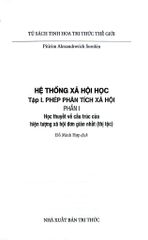 Hệ Thống Xã Hội Học - Pitirim Sorokin