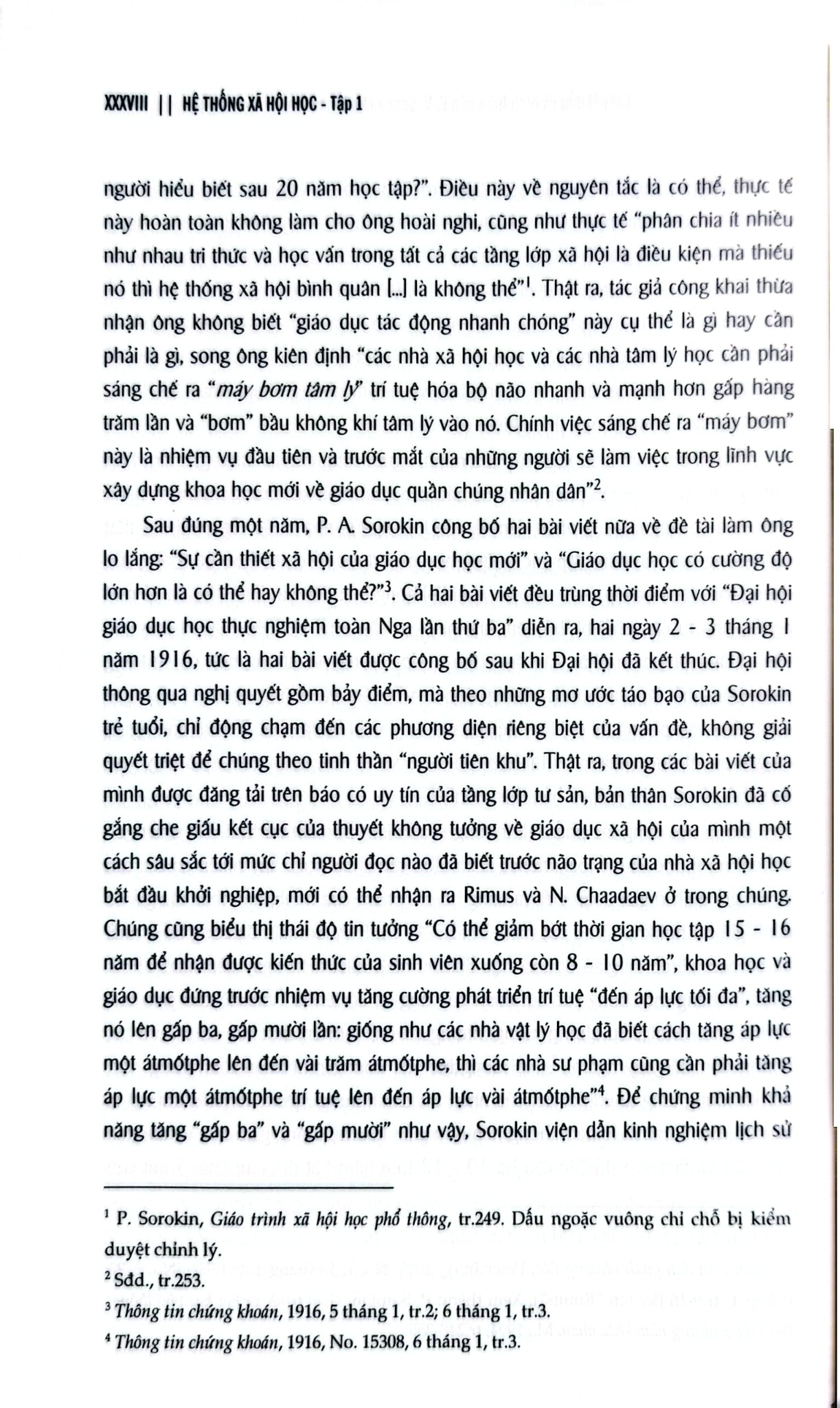 Hệ Thống Xã Hội Học - Pitirim Sorokin