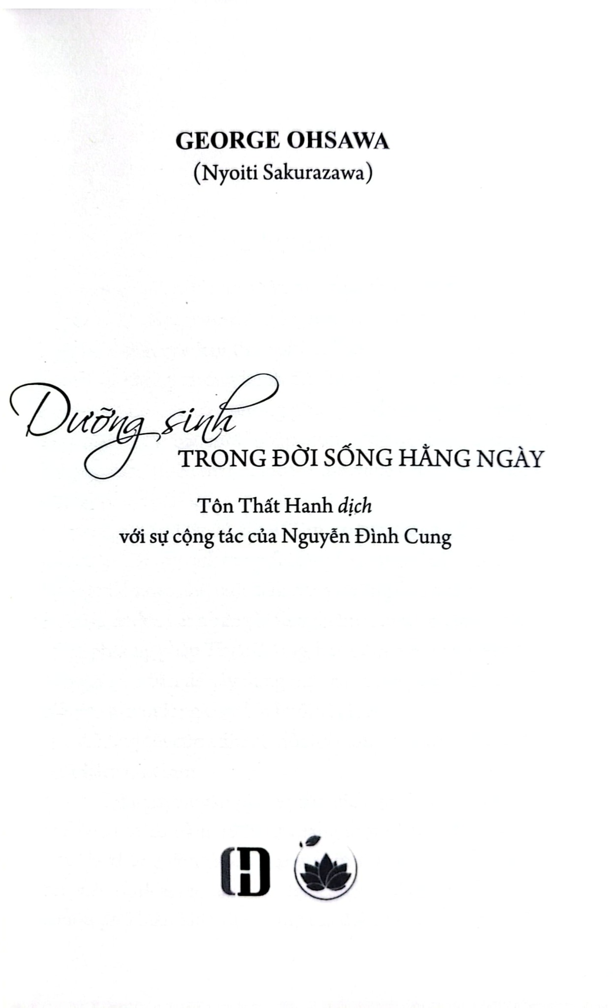 Dưỡng Sinh Trong Đời Sống Hằng Ngày - George Ohsawa
