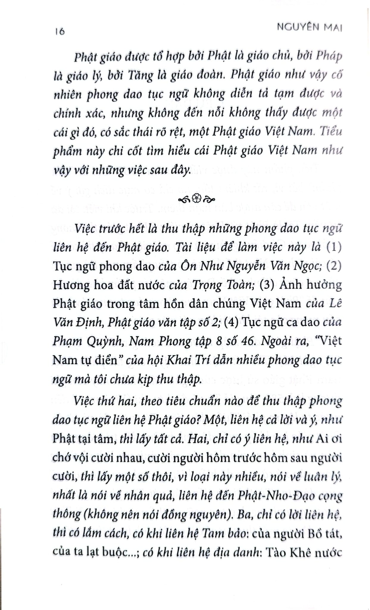 Phật Giáo Việt Nam Qua Phong Dao Tục Ngữ - Nguyên Mai