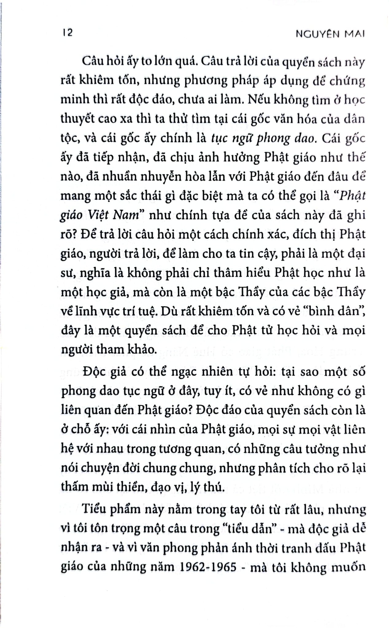 Phật Giáo Việt Nam Qua Phong Dao Tục Ngữ - Nguyên Mai