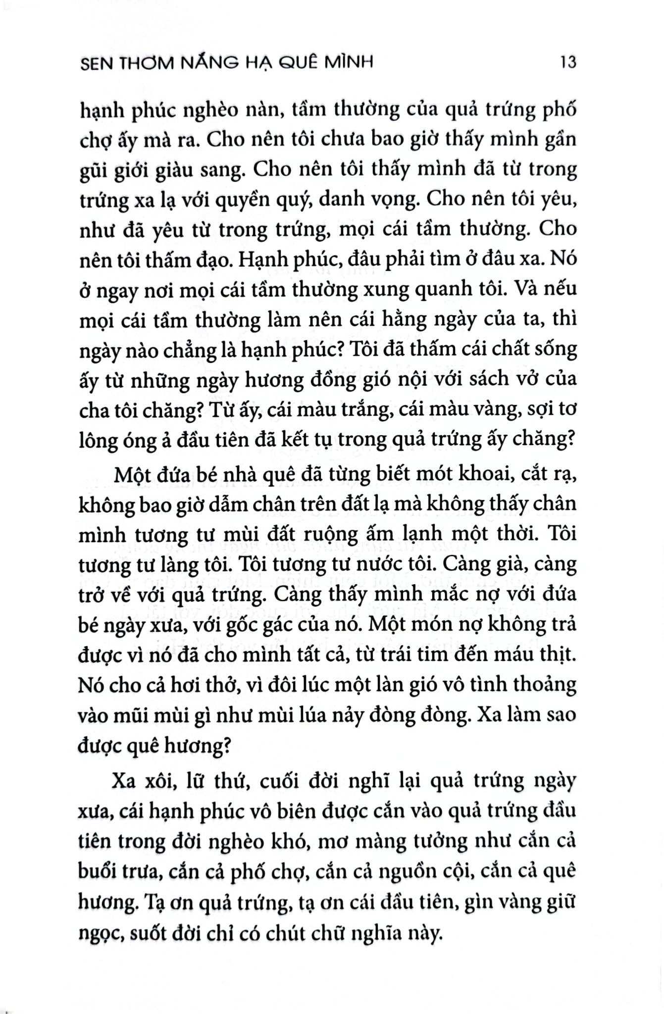 Sen Thơm Nắng Hạ Quê Mình - Bìa Mềm - Cao Huy Thuần