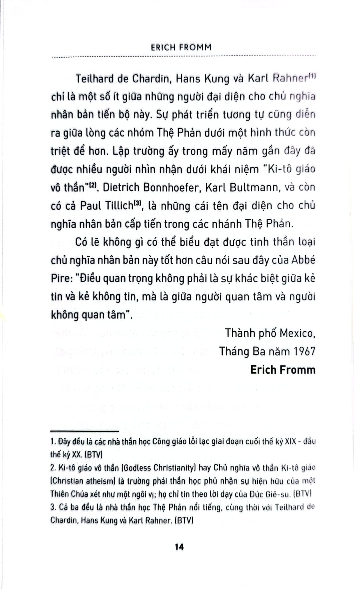 Tâm Phân Học Và Tôn Giáo - Erich Fromm