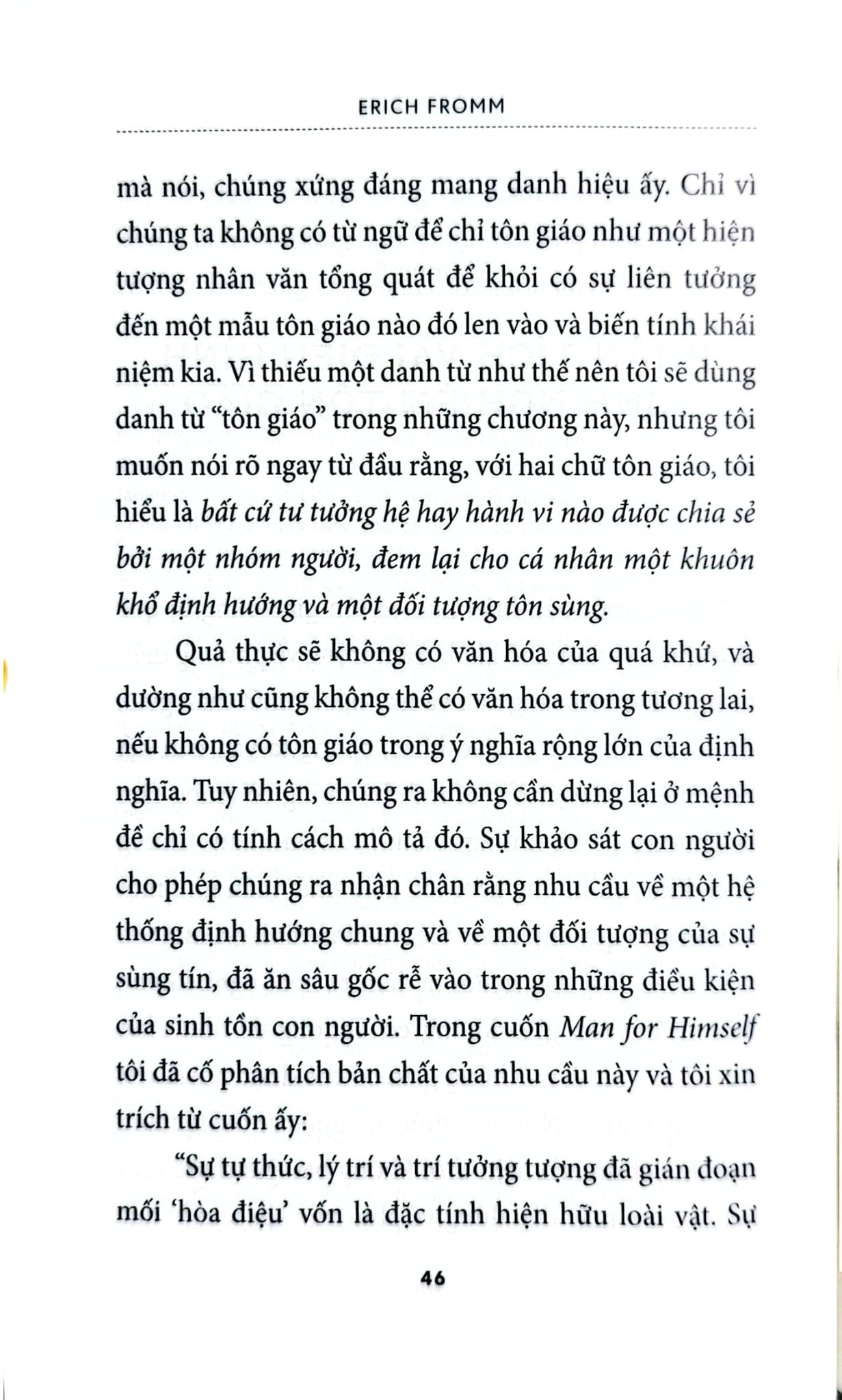 Tâm Phân Học Và Tôn Giáo - Erich Fromm