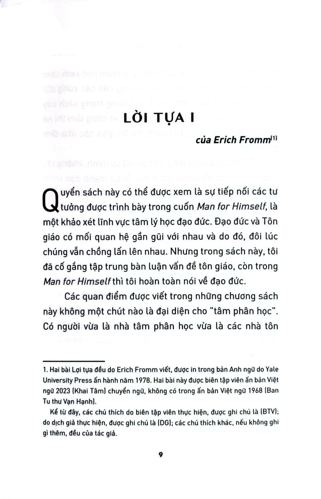 Tâm Phân Học Và Tôn Giáo - Erich Fromm