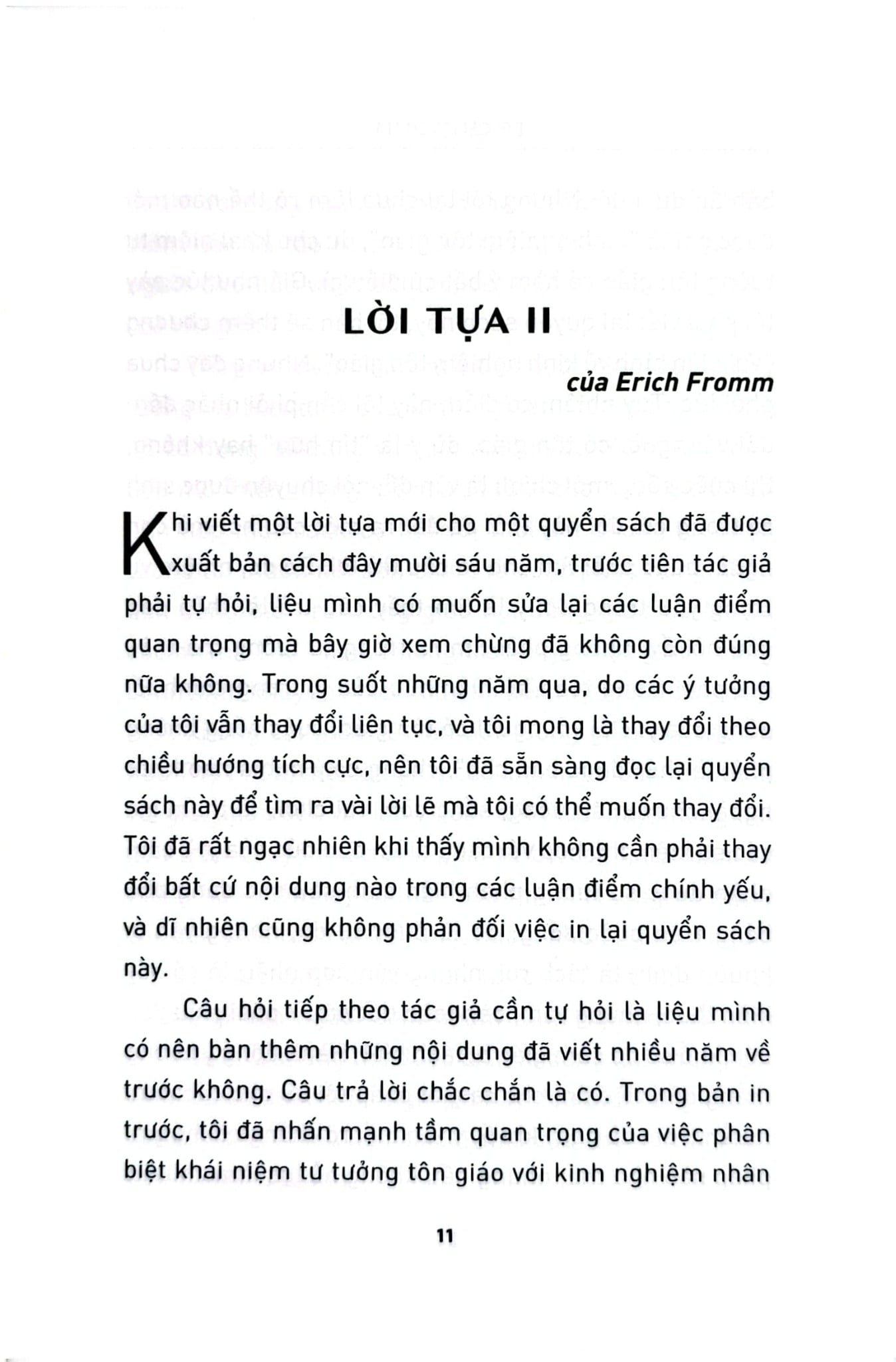 Tâm Phân Học Và Tôn Giáo - Erich Fromm