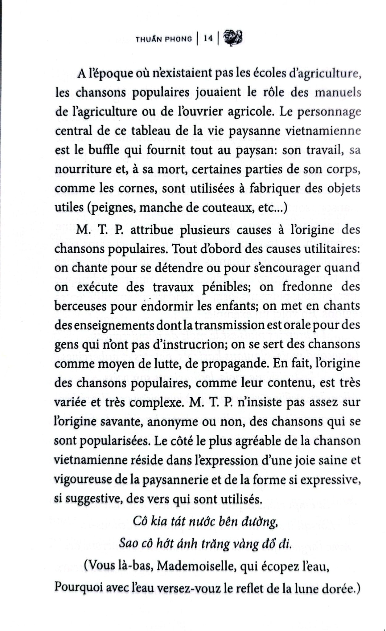 Ca Dao Giảng Luận - Thuần Phong