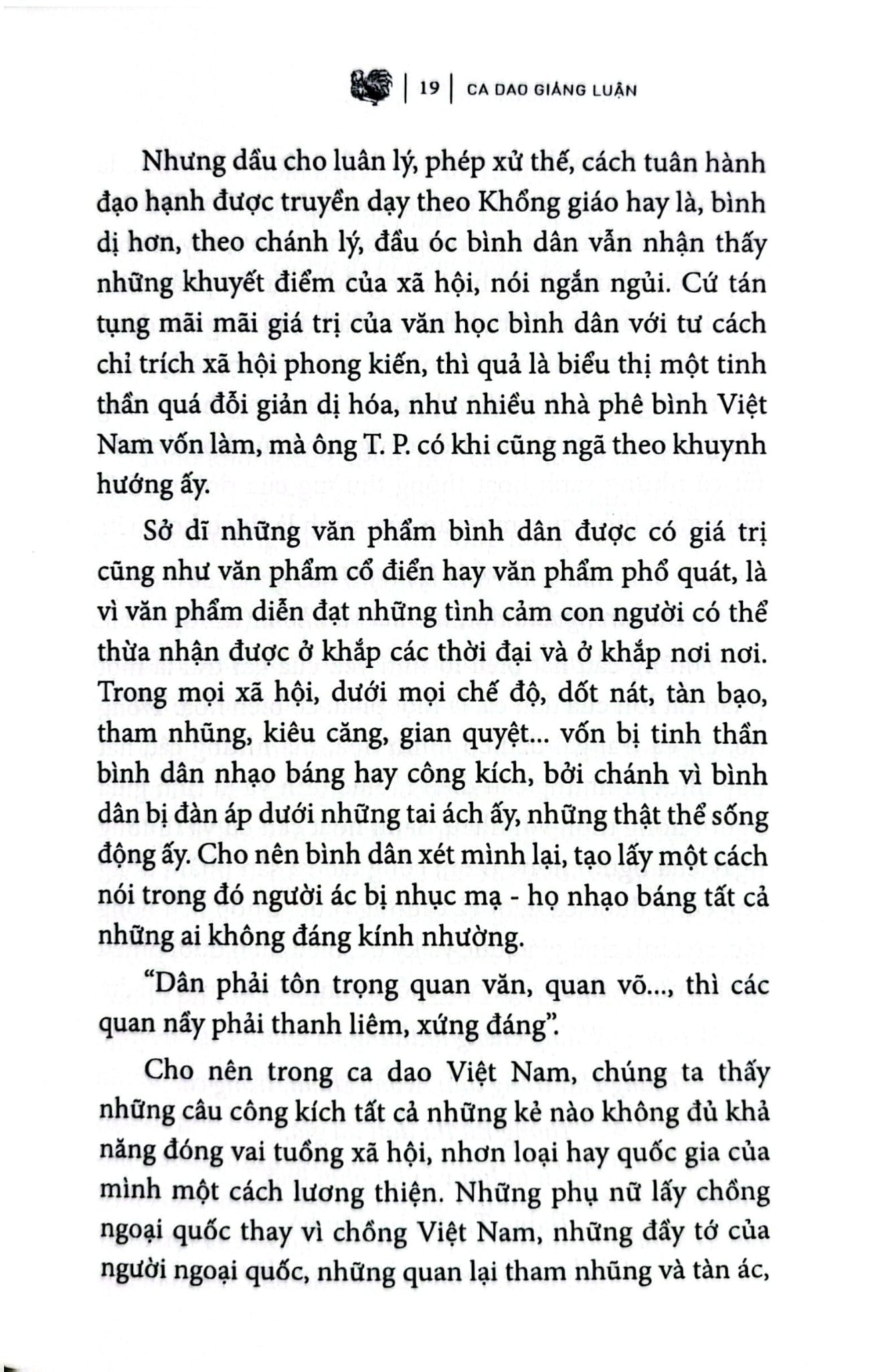 Ca Dao Giảng Luận - Thuần Phong