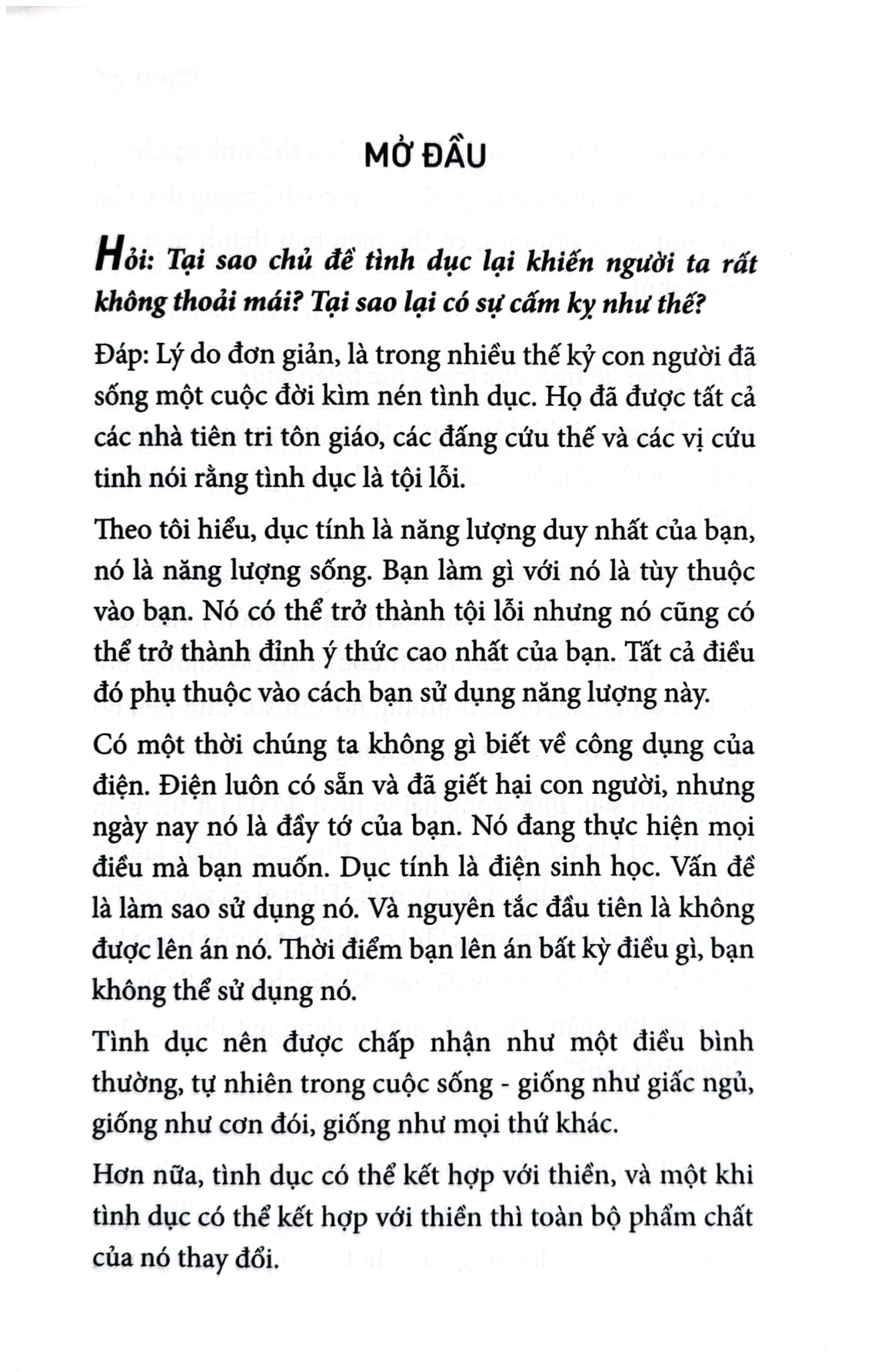 Vấn Đề Dục Tính - Osho