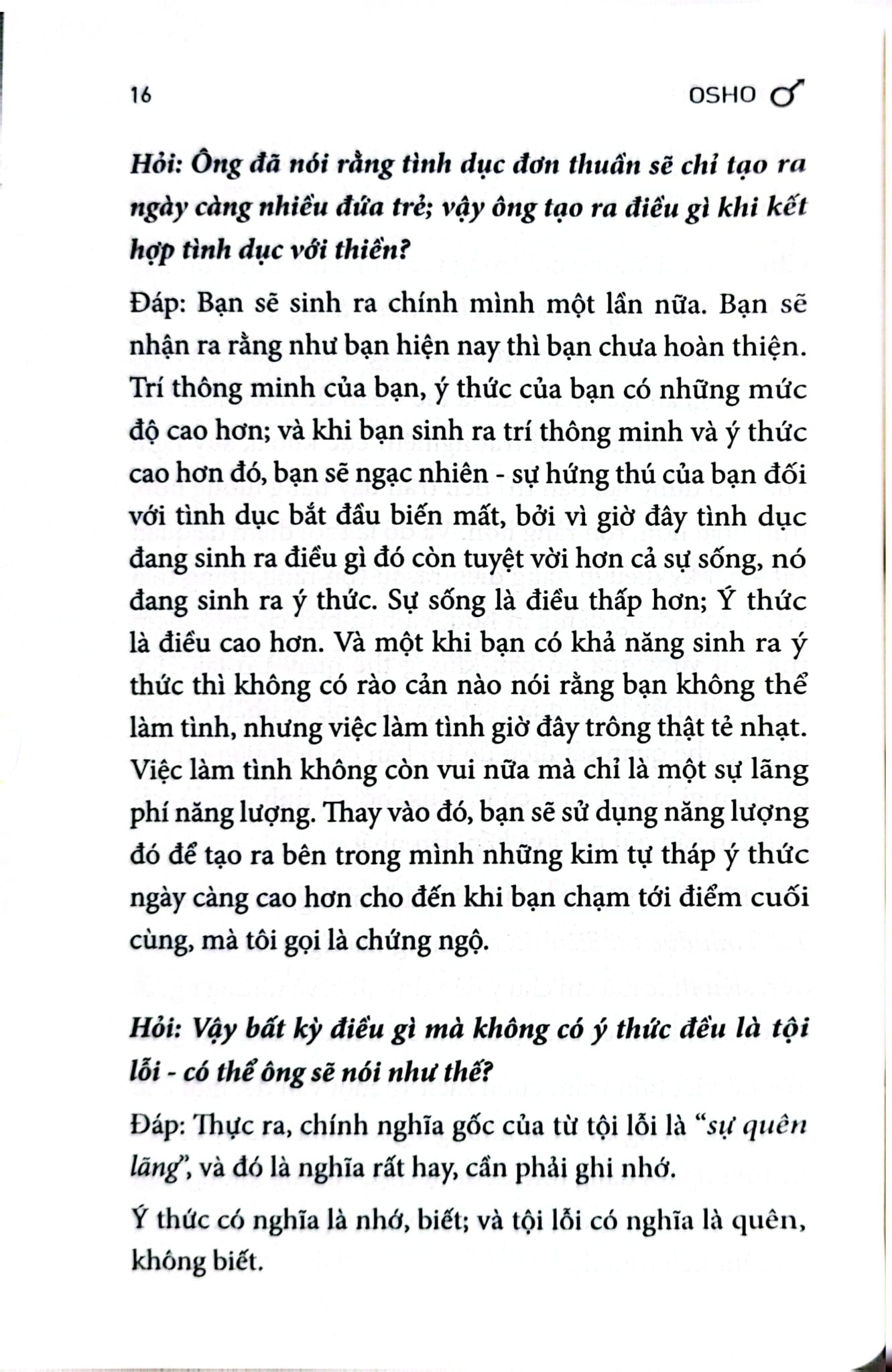 Vấn Đề Dục Tính - Osho