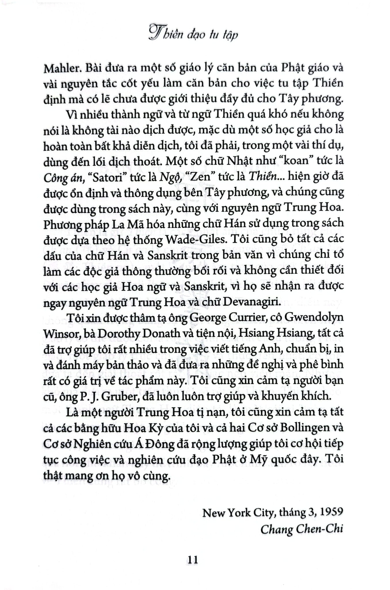 Thiền Đạo Tu Tập - Chang Chen-Chi