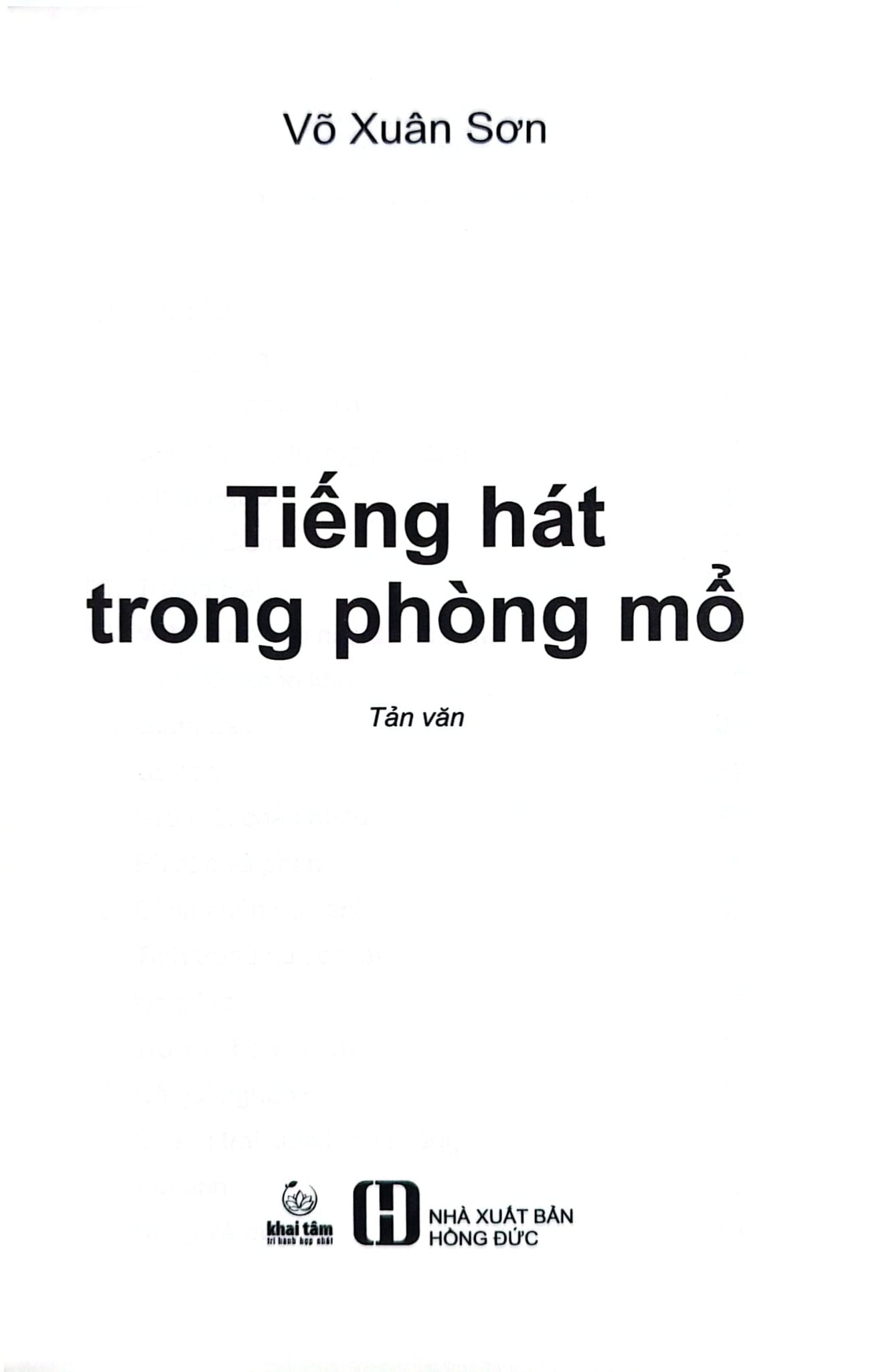 Combo 2 Cuốn Tiếng Hát Trong Phòng Mổ ( Tập 1 + 2 )
