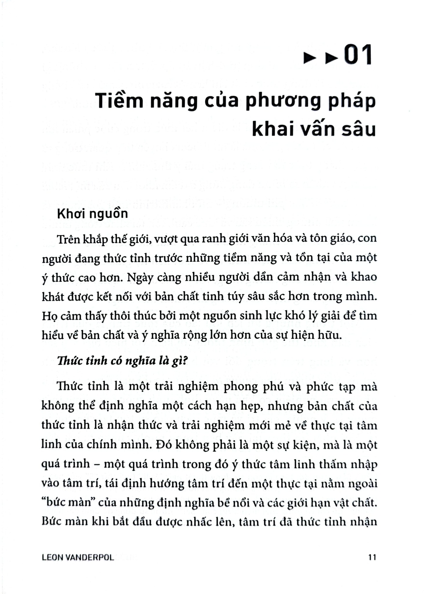 Bước Chuyển Bản Thể - Leon VanderPol
