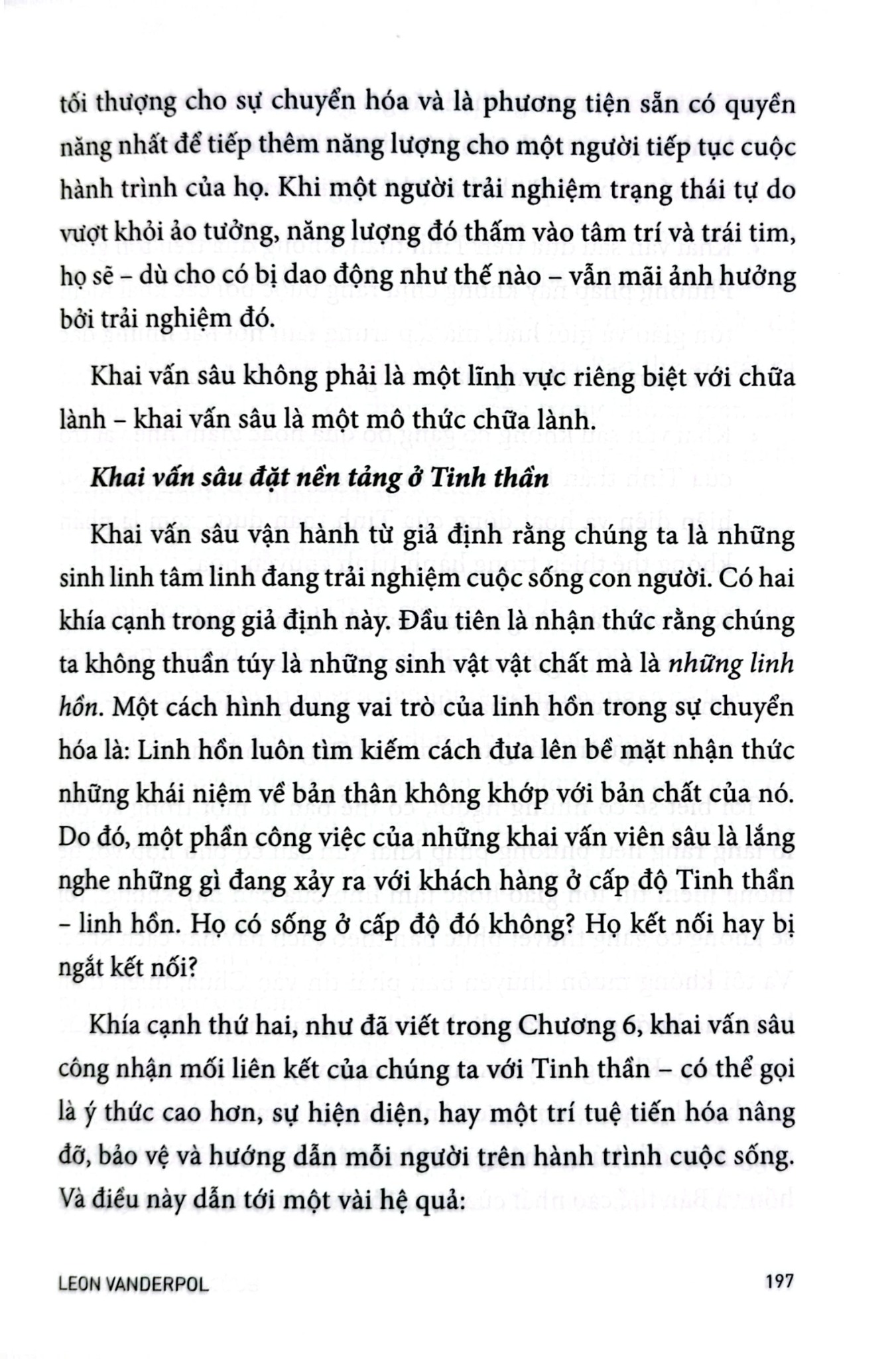 Bước Chuyển Bản Thể - Leon VanderPol