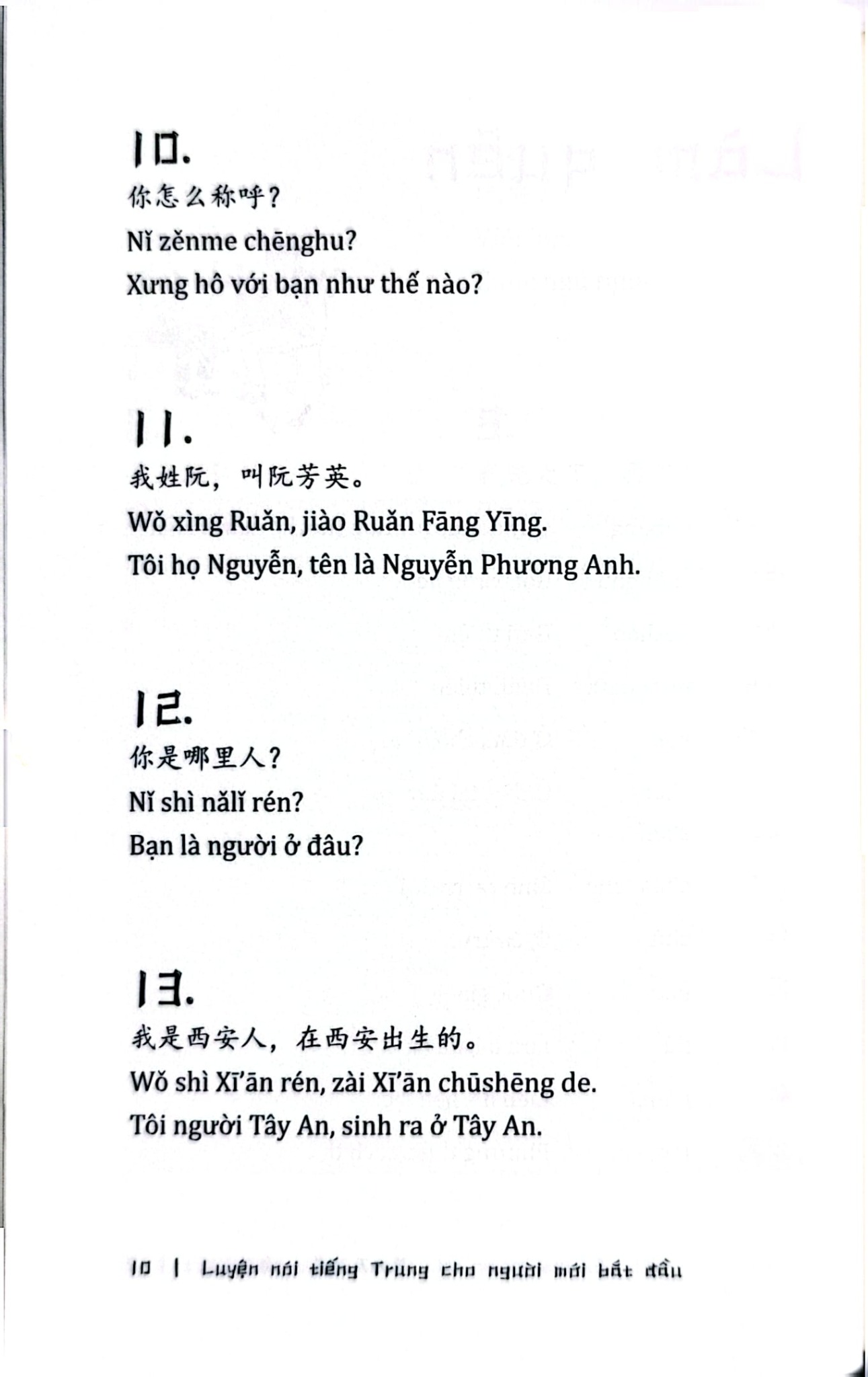 Luyện Nói Tiếng Trung Cho Người Mới Bắt Đầu - Thanh Hằng