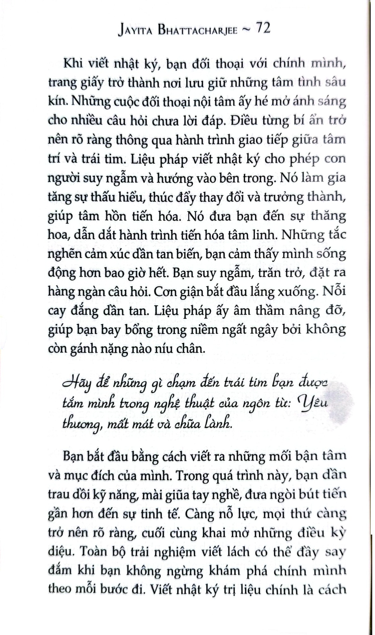 Viết Để Chữa Lành - Ánh Sáng Chữa Lành Từ Ngòi Bút Vỡ Tan - Jayita Bhattacharjee