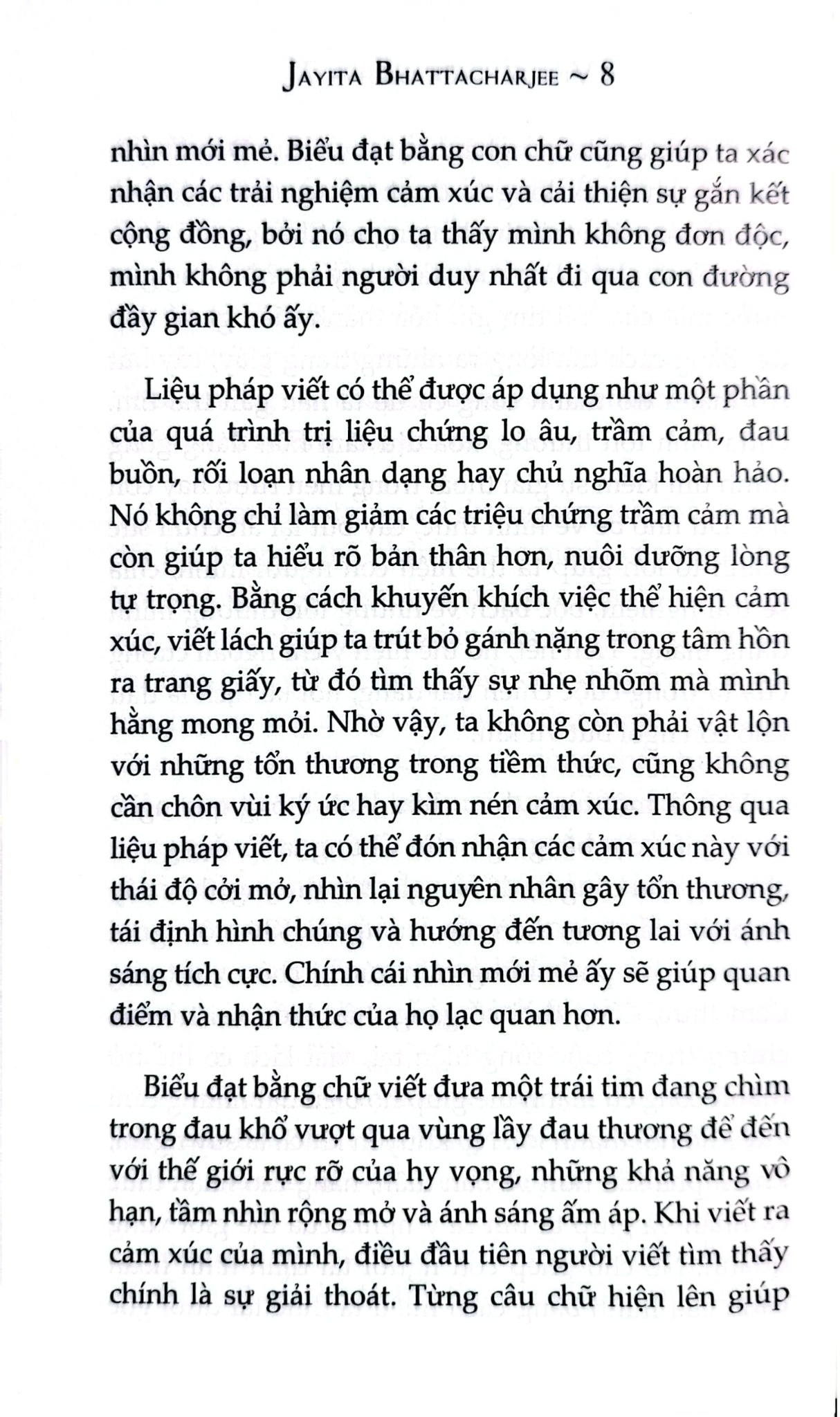 Viết Để Chữa Lành - Ánh Sáng Chữa Lành Từ Ngòi Bút Vỡ Tan - Jayita Bhattacharjee