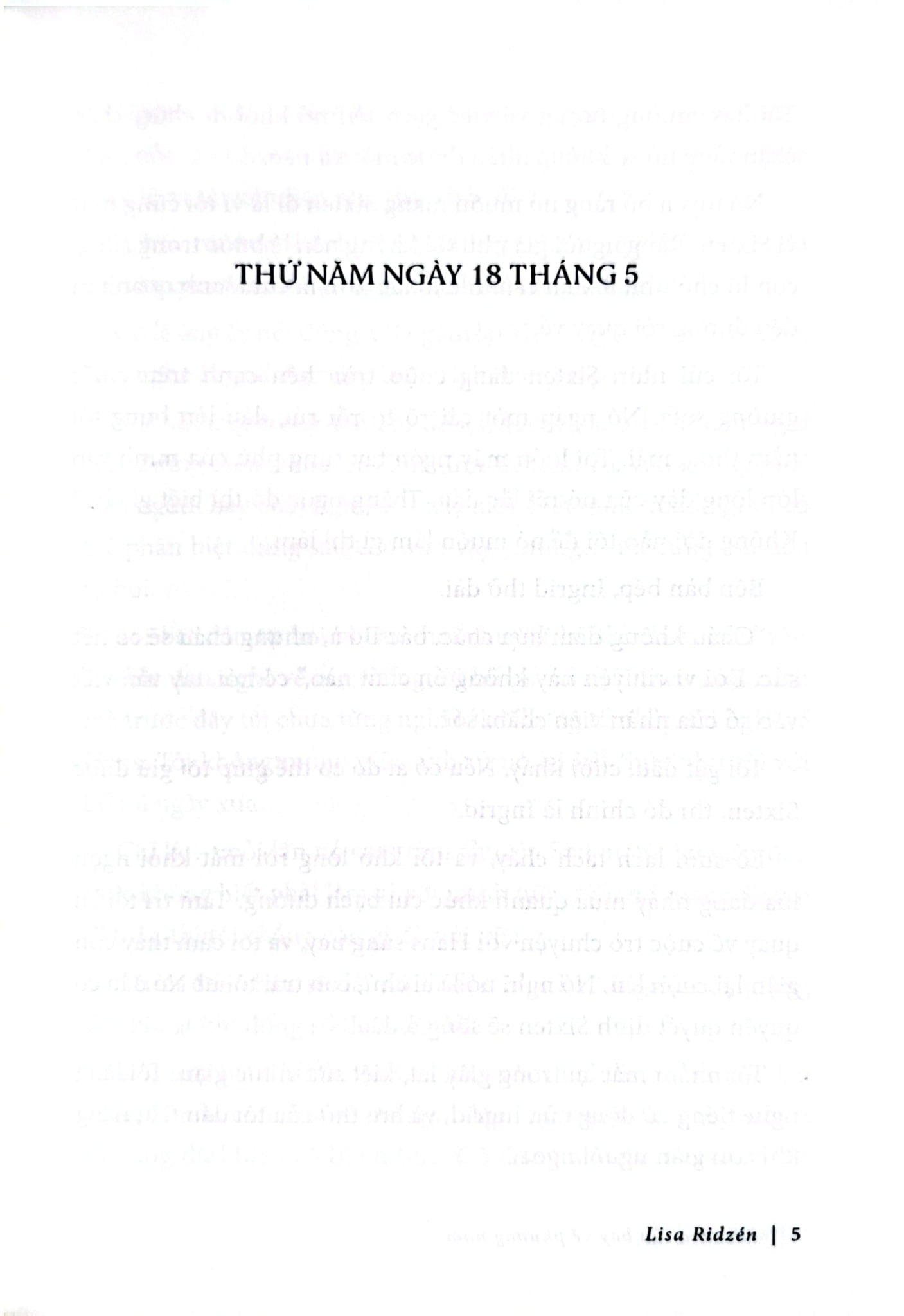 Khi Đàn Sếu Bay Về Phương Nam - Lisa Ridzén