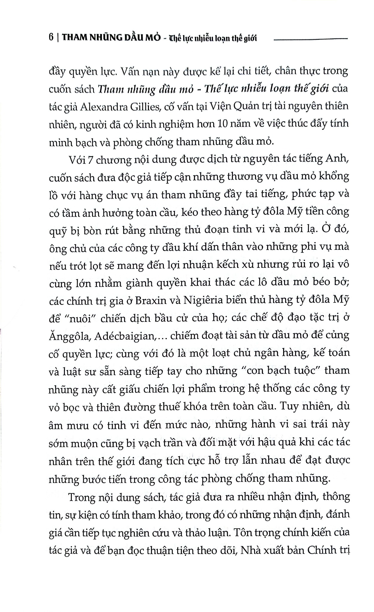 Tham Nhũng Dầu Mỏ - Thế Lực Nhiễu Loạn Thế Giới - Alexandra Gillies