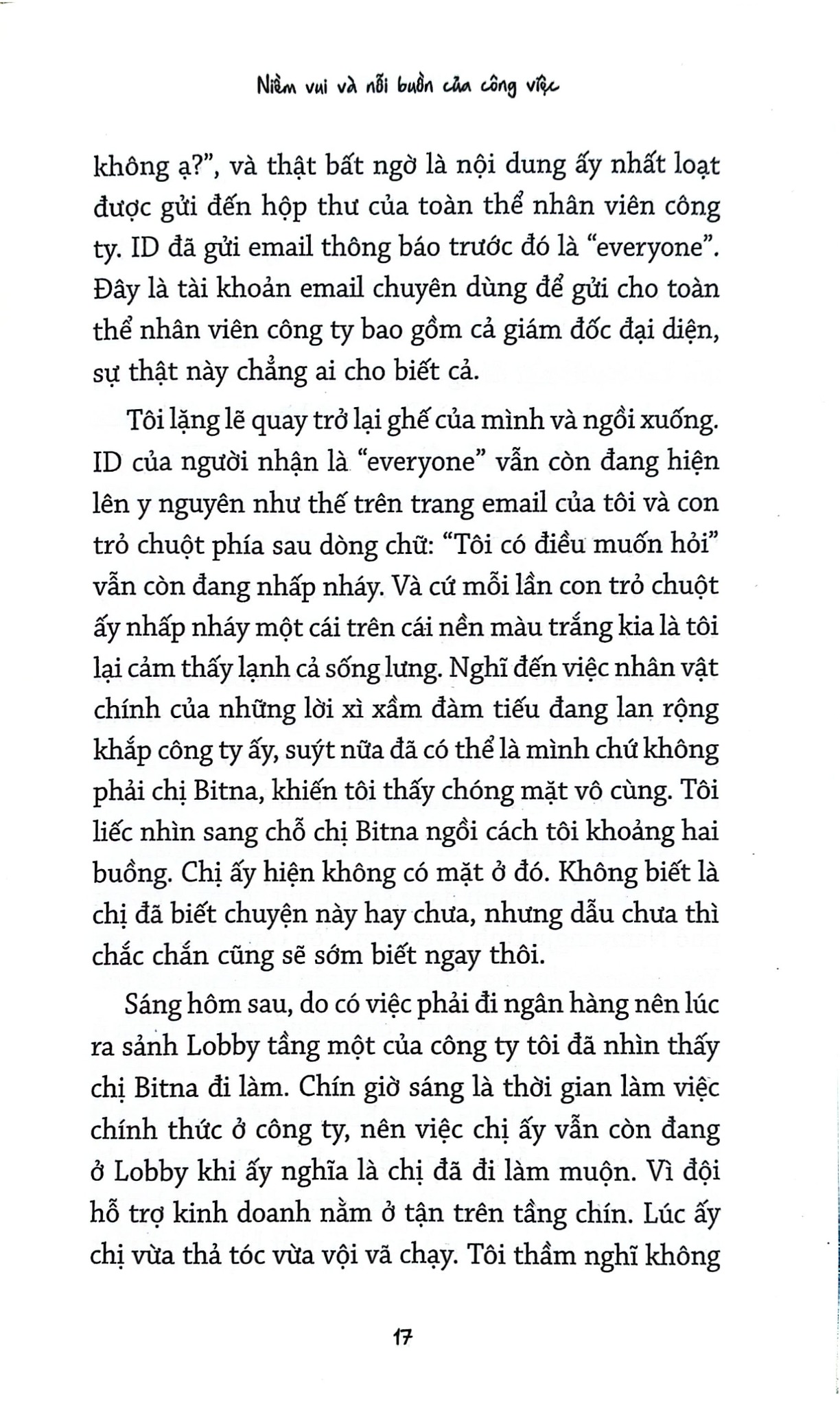Niềm Vui Và Nỗi Buồn Của Công Việc - Jang Ryu Jin