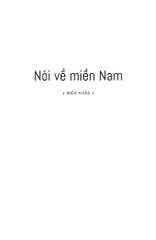 Nói Về Miền Nam - Cá Tính Miền Nam - Thuần Phong Mỹ Tục Việt Nam - Sơn Nam